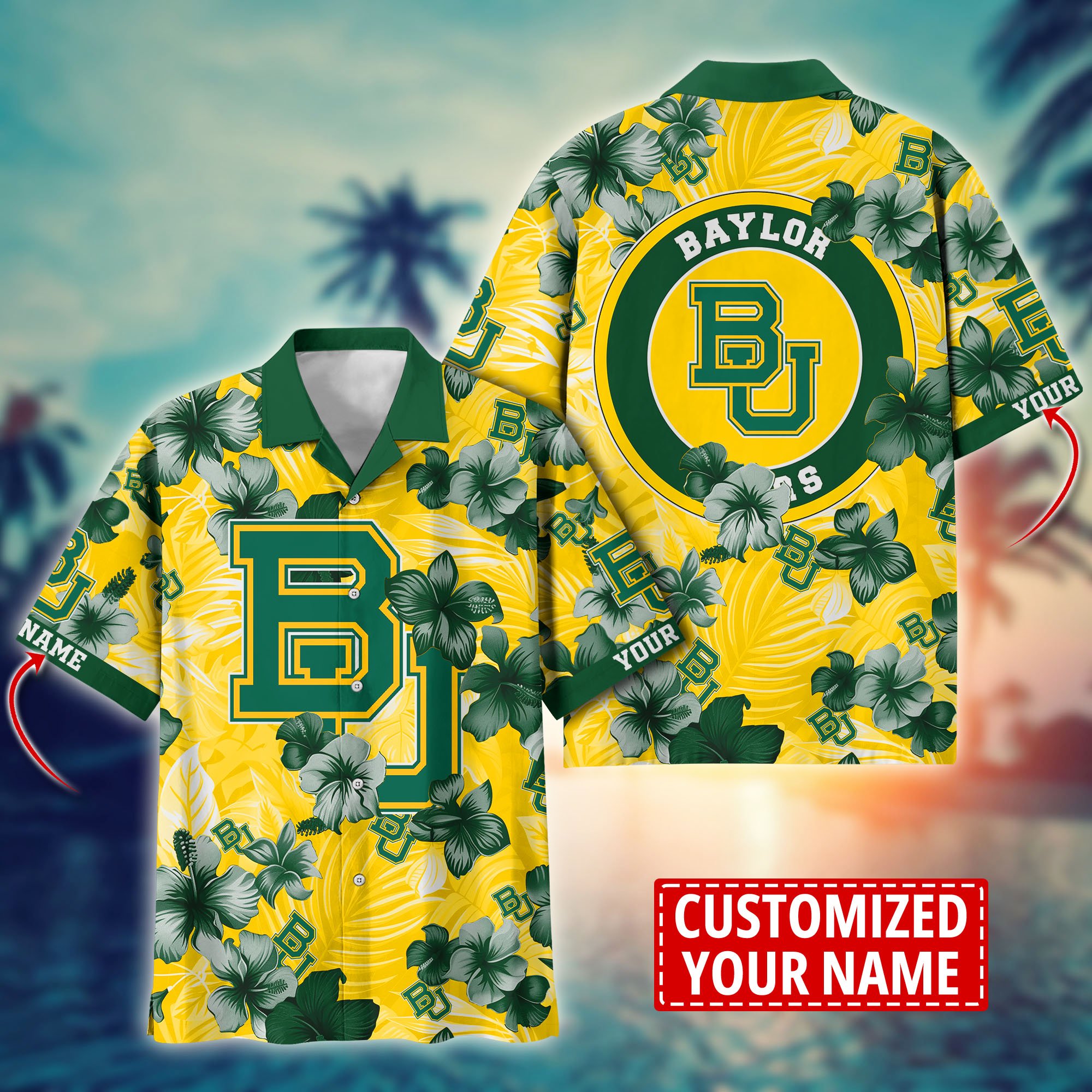 Baylor Bears Custom Aloha Shirt Trending Summer. Gift For Fan H58274