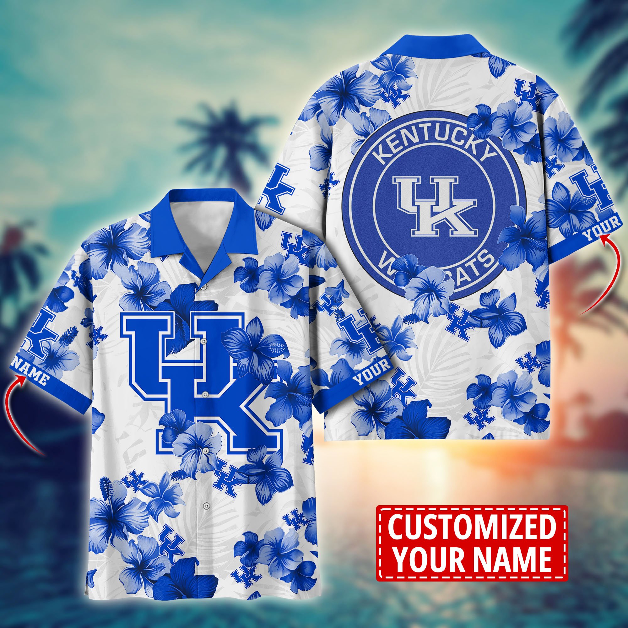 Kentucky Wildcats Custom Aloha Shirt Trending Summer. Gift For Fan H58274