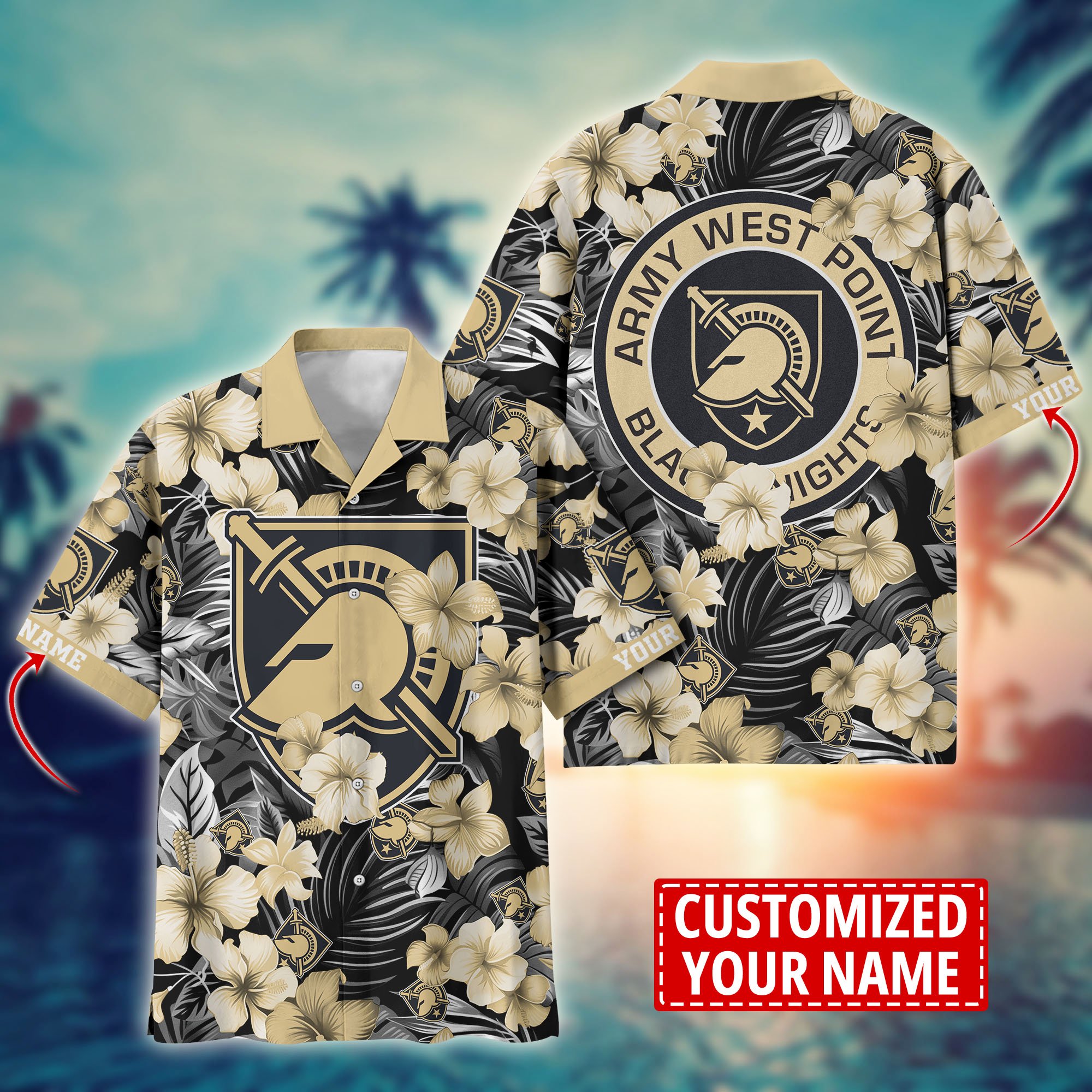 Army Black Knights Custom Aloha Shirt Trending Summer. Gift For Fan H58274