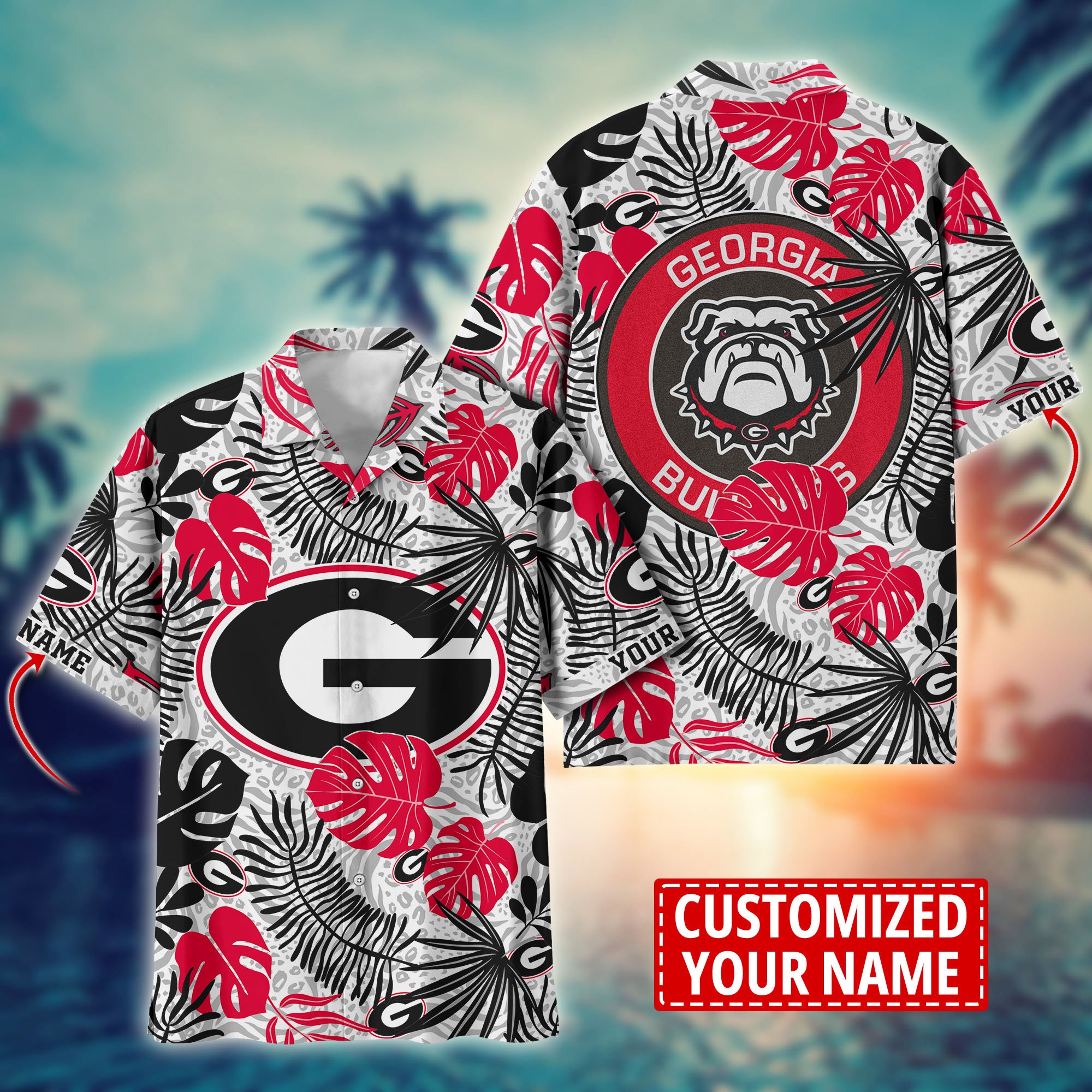 Georgia Bulldogs Custom Aloha Shirt Trending Summer. Gift For Fan H58296