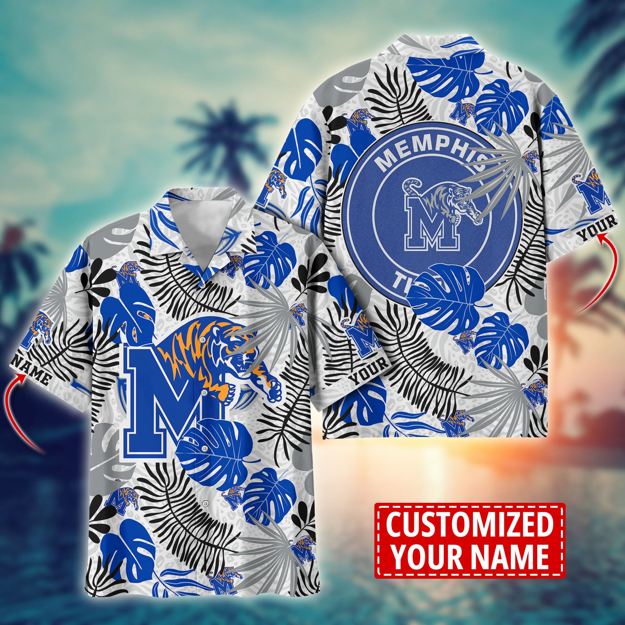 Memphis Tigers Custom Aloha Shirt Trending Summer. Gift For Fan H58296