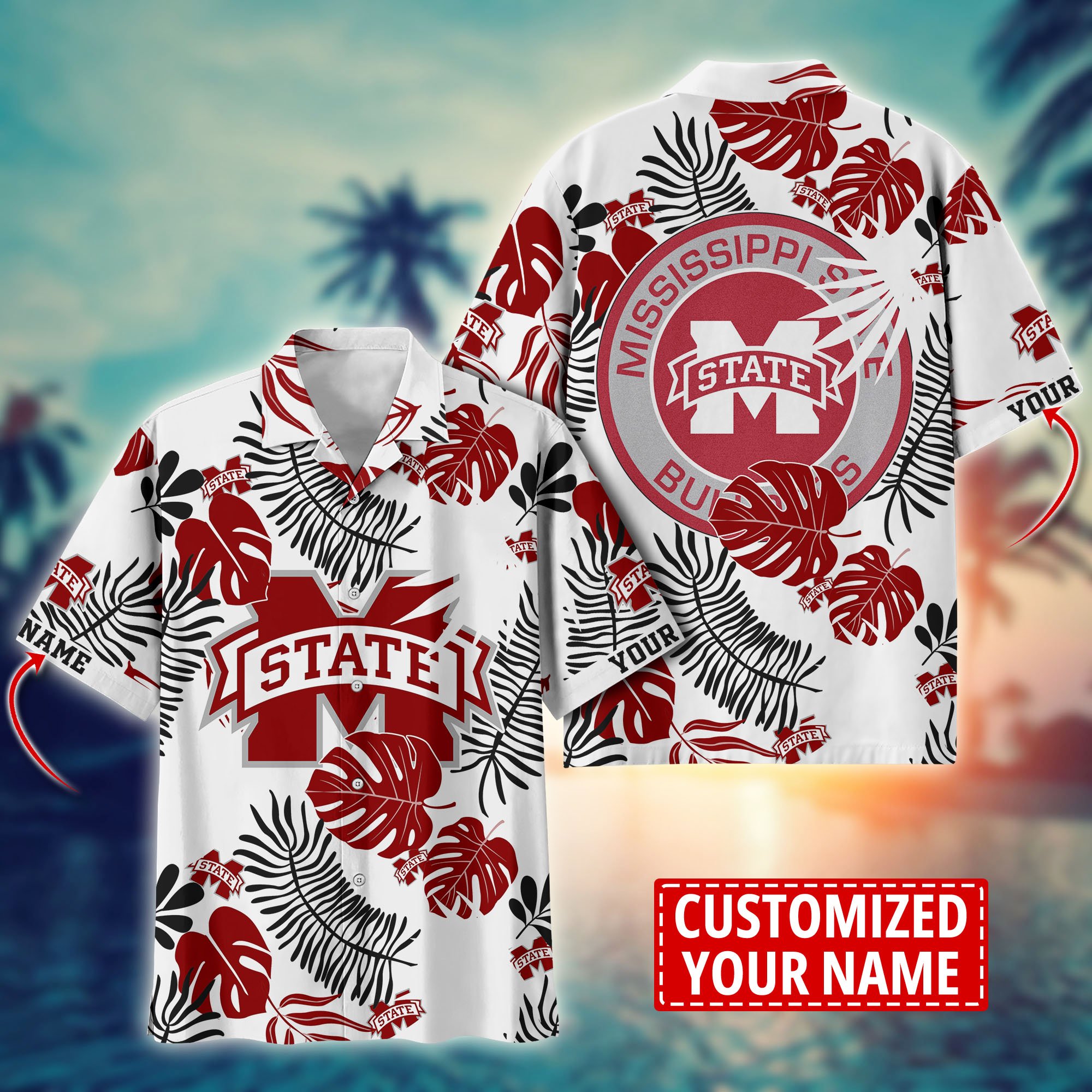 Mississippi State Bulldogs Custom Aloha Shirt Trending Summer. Gift For Fan H58296