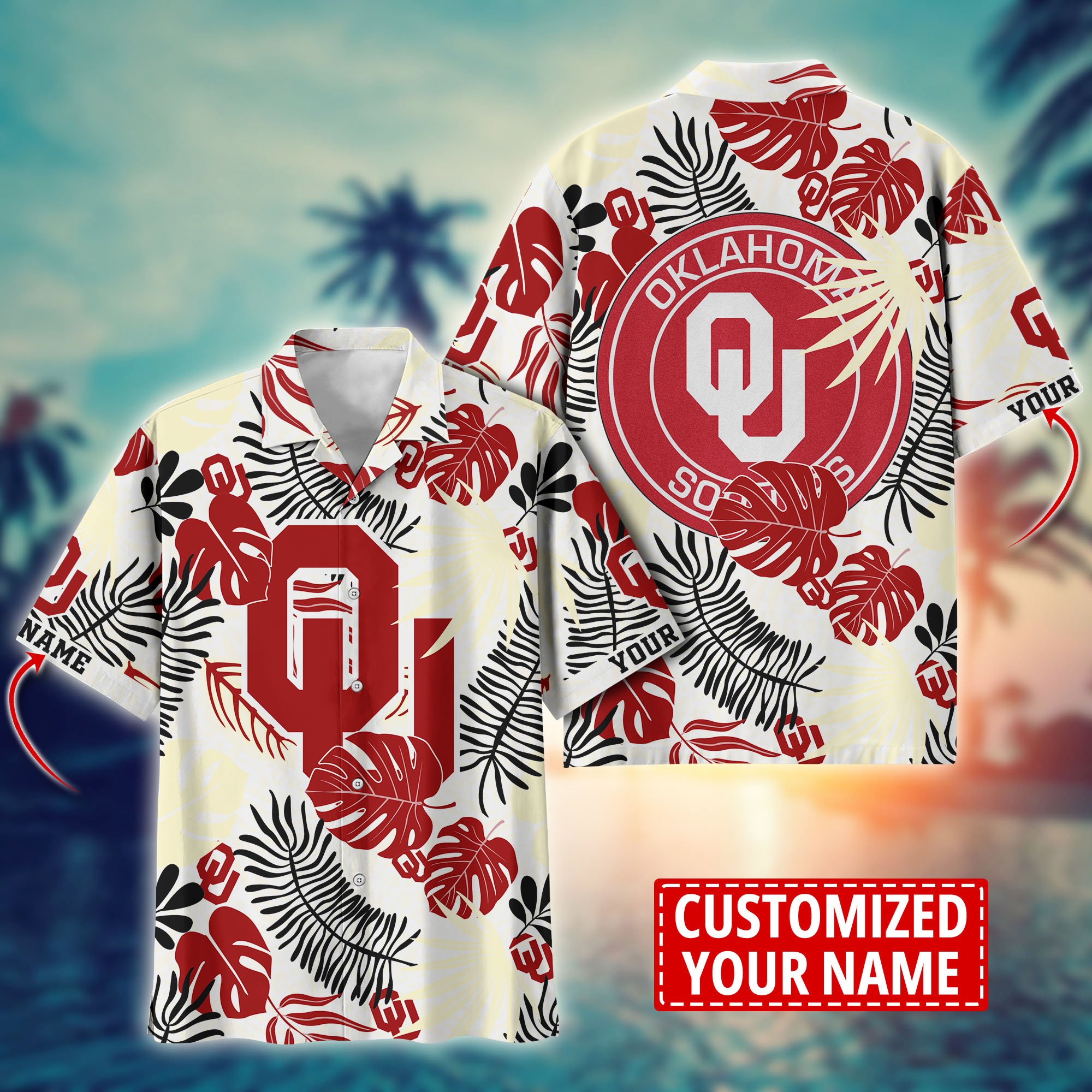 Oklahoma Sooners Custom Aloha Shirt Trending Summer. Gift For Fan H58296