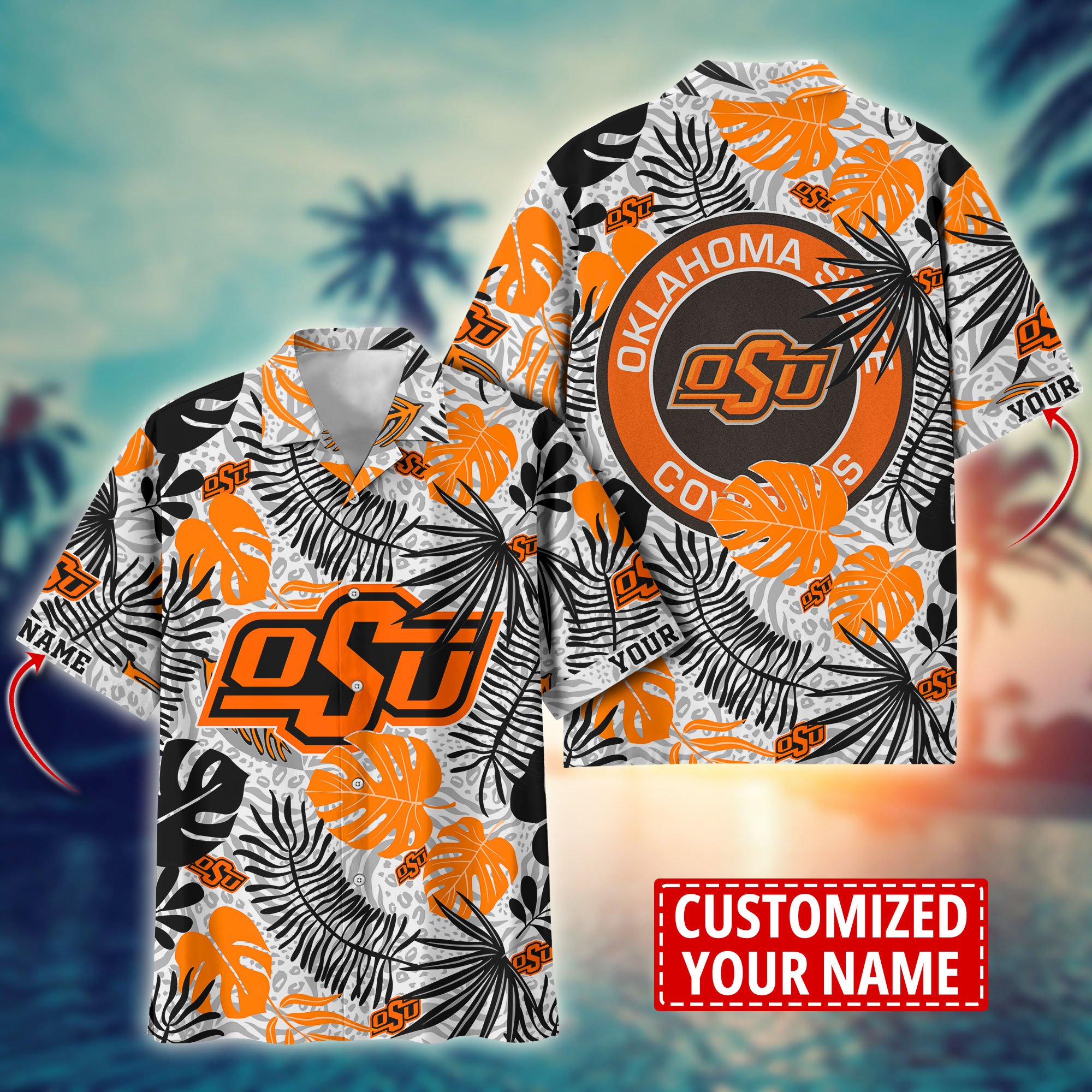 Oklahoma State Cowboys Custom Aloha Shirt Trending Summer. Gift For Fan H58296