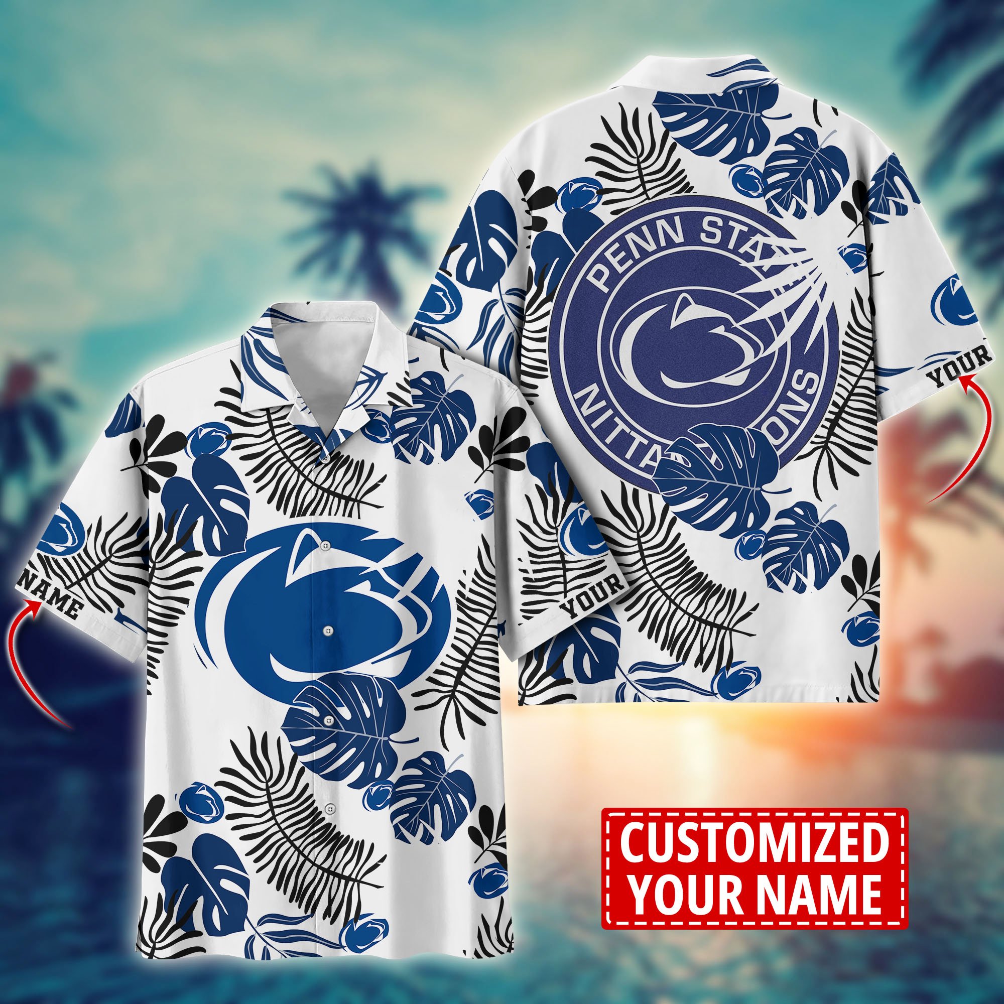 Penn State Nittany Lions Custom Aloha Shirt Trending Summer. Gift For Fan H58296