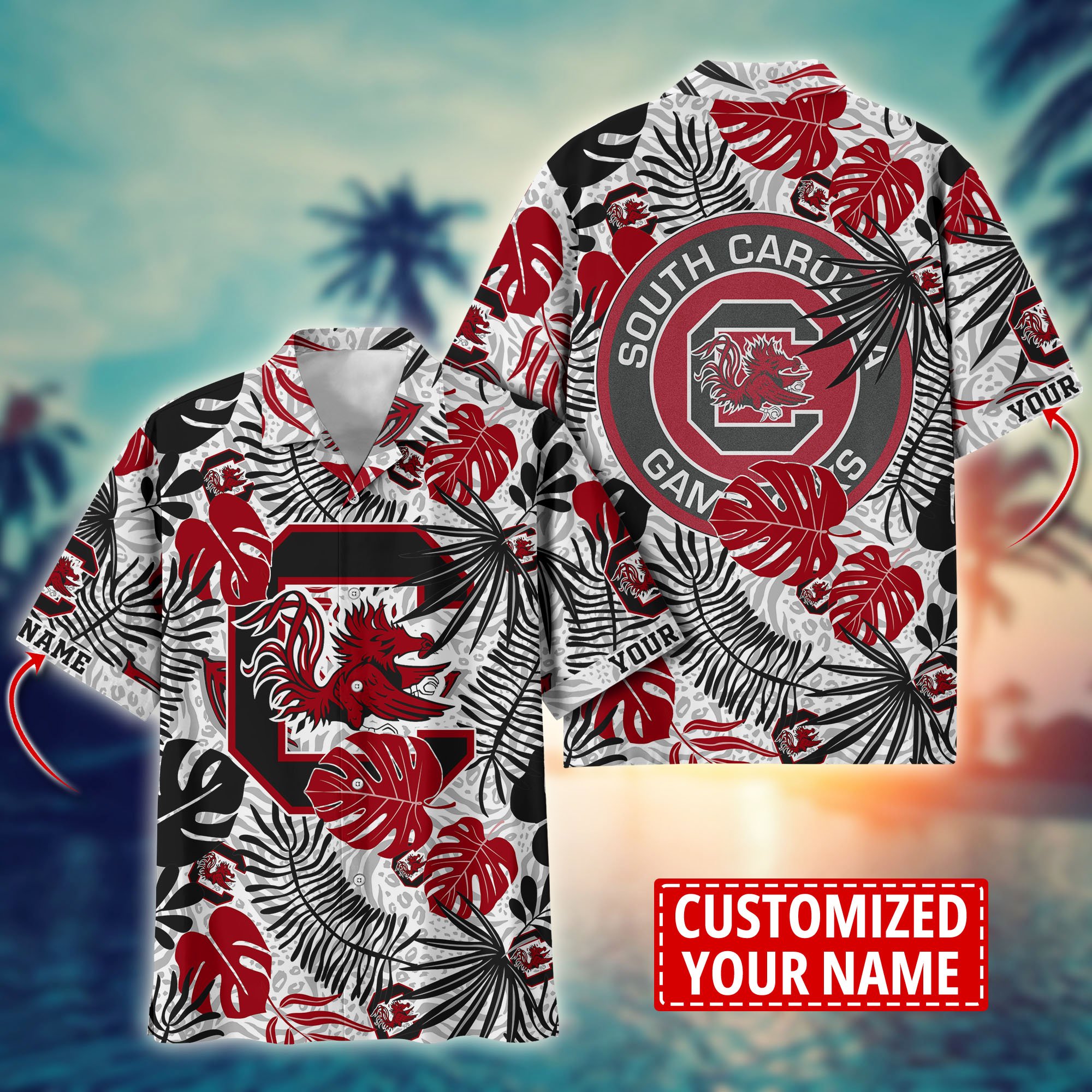 South Carolina Gamecocks Custom Aloha Shirt Trending Summer. Gift For Fan H58296