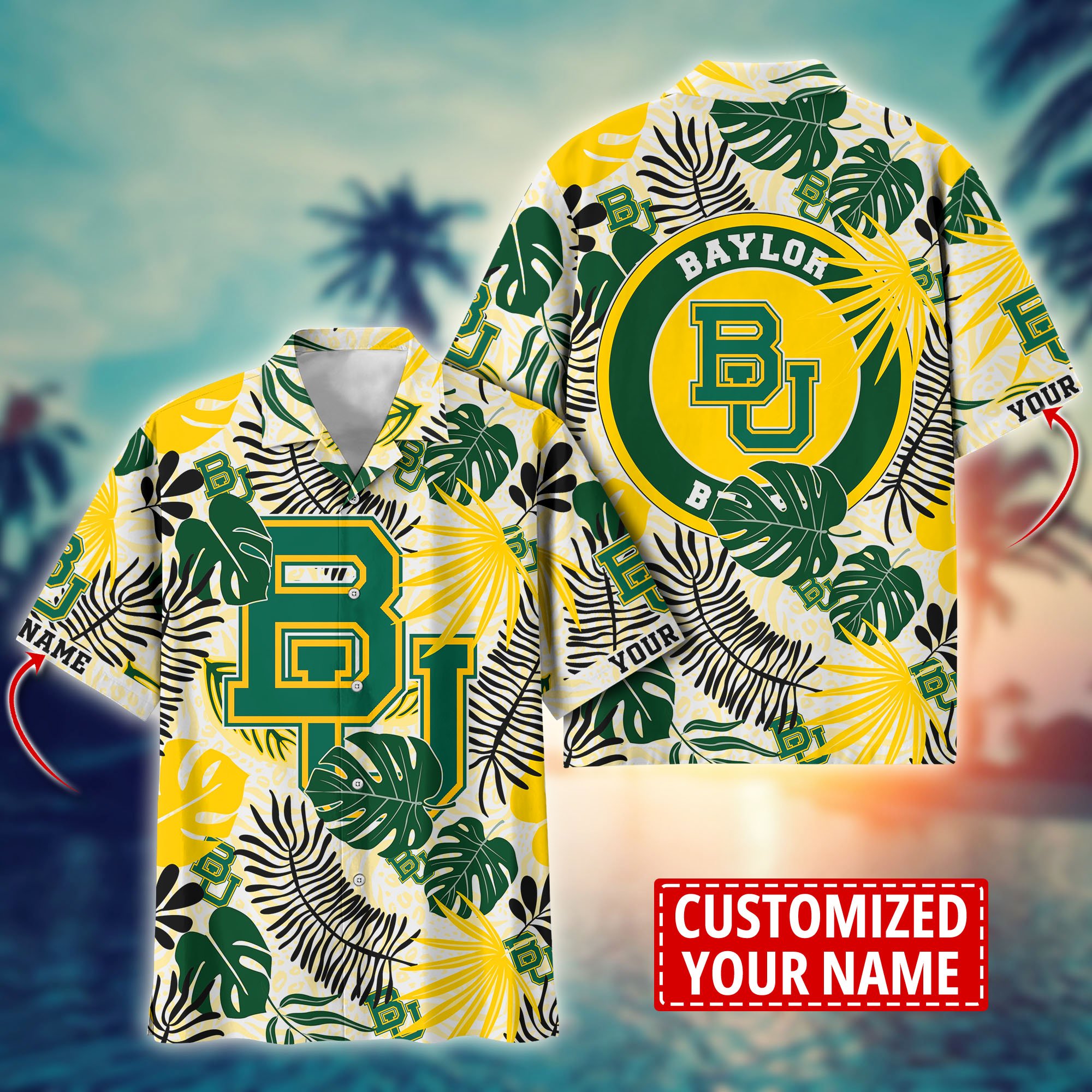 Baylor Bears Custom Aloha Shirt Trending Summer. Gift For Fan H58296