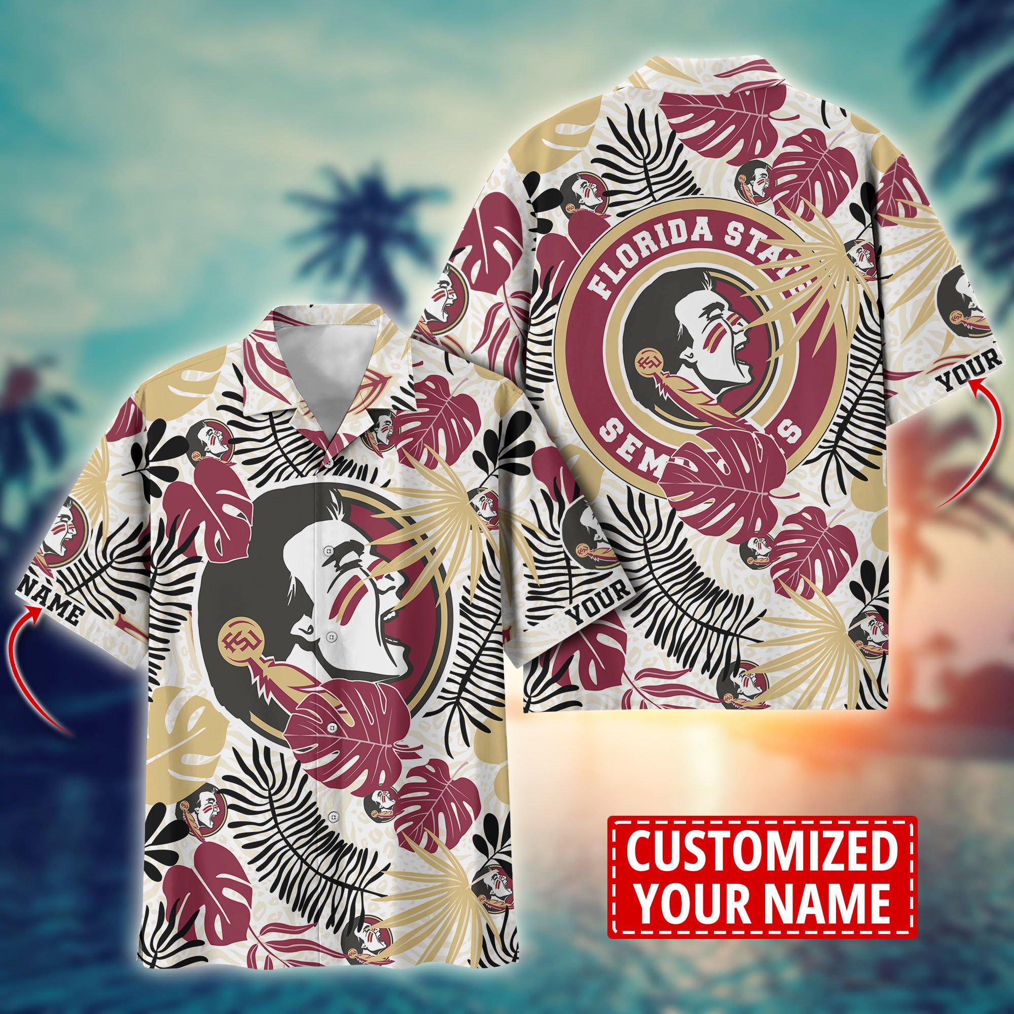 Florida State Seminoles Custom Aloha Shirt Trending Summer. Gift For Fan H58296