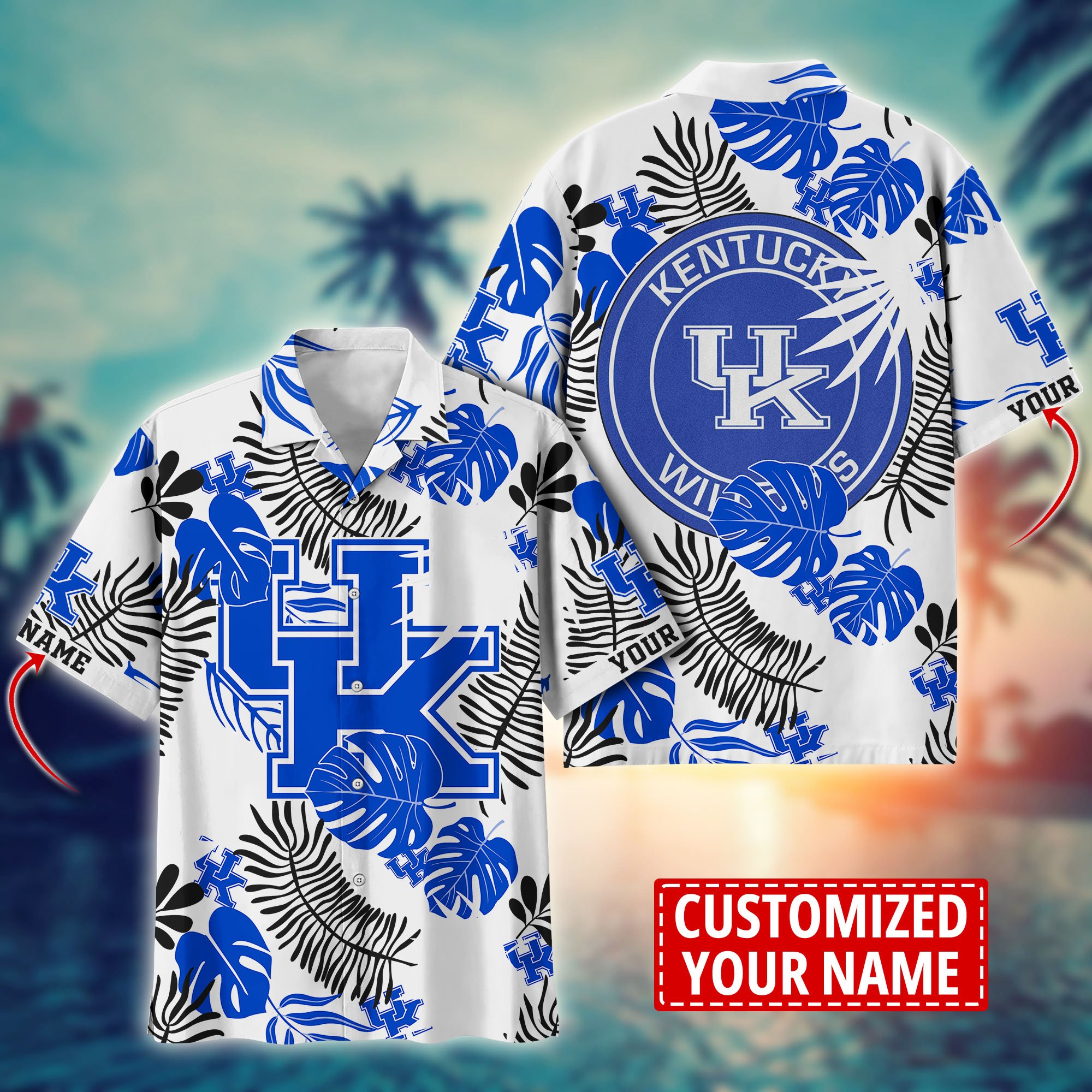 Kentucky Wildcats Custom Aloha Shirt Trending Summer. Gift For Fan H58296