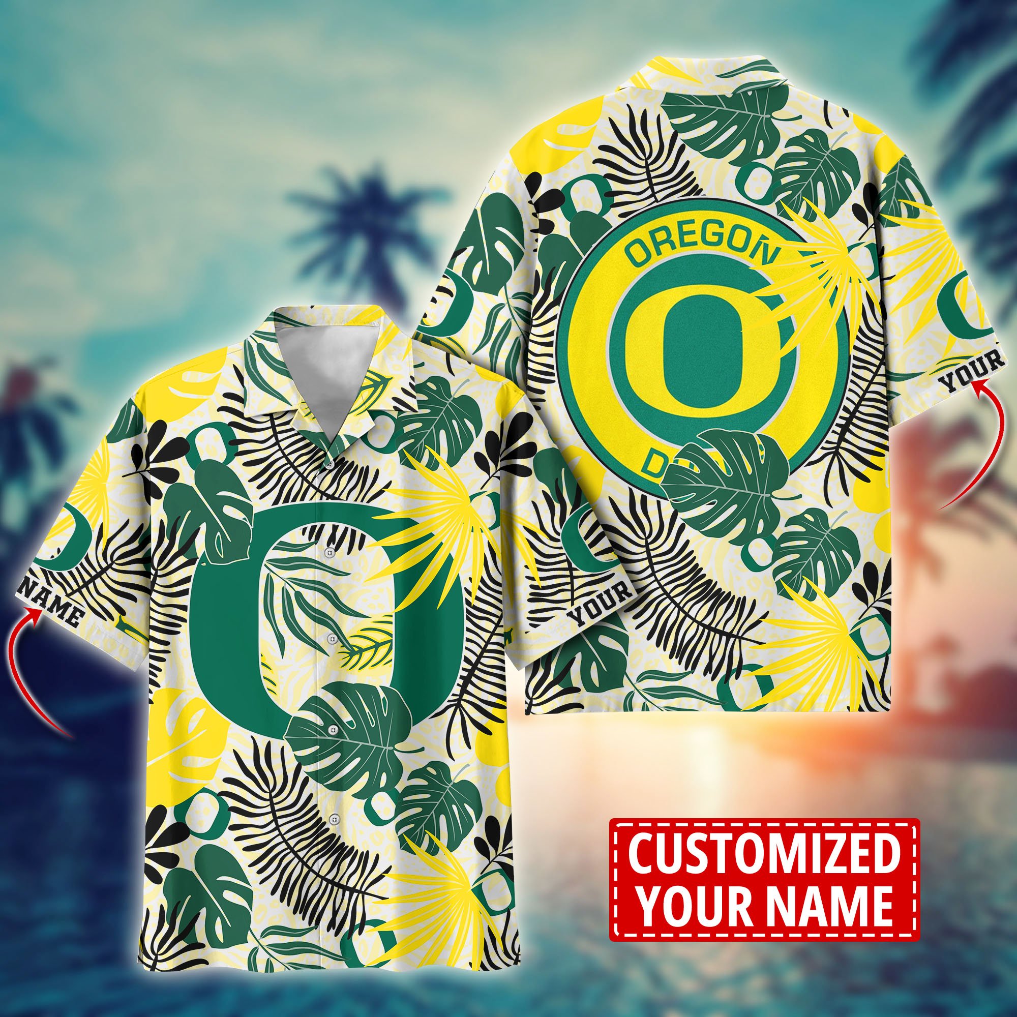 Oregon Ducks Custom Aloha Shirt Trending Summer. Gift For Fan H58296