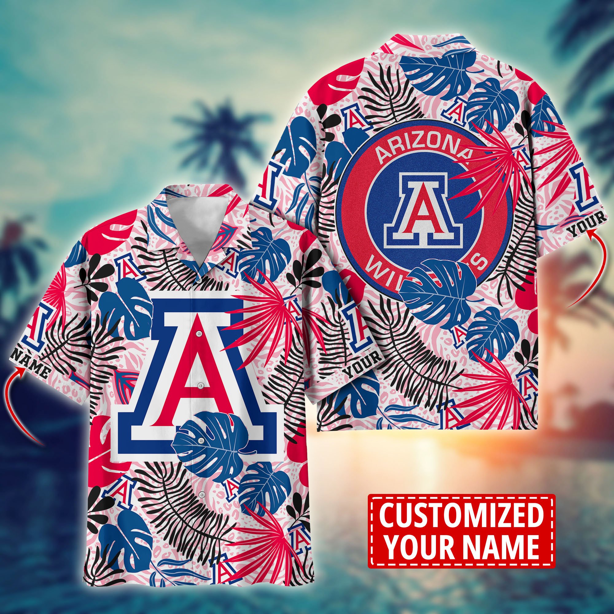 Arizona Wildcats Custom Aloha Shirt Trending Summer. Gift For Fan H58296