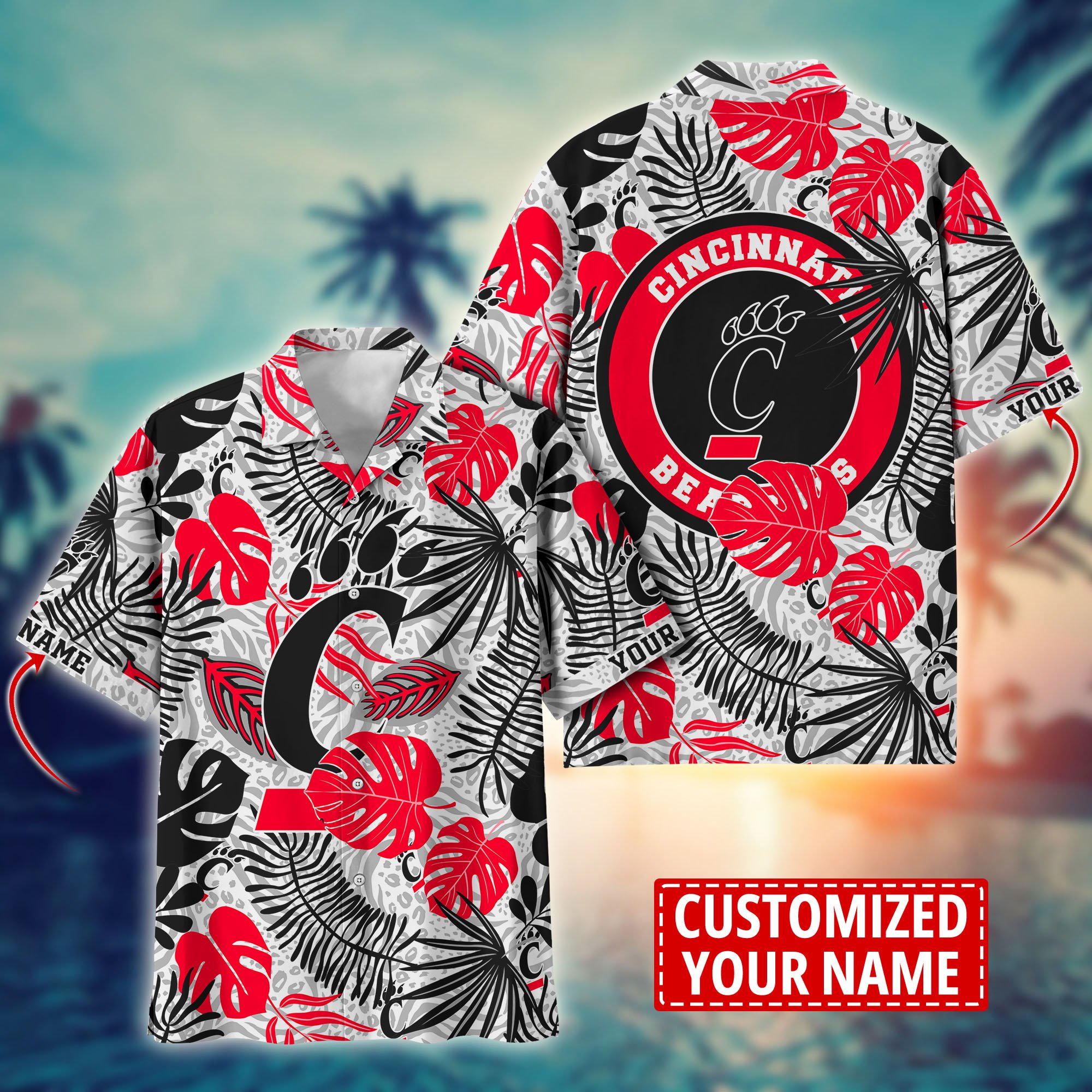 Cincinnati Bearcats Custom Aloha Shirt Trending Summer. Gift For Fan H58296