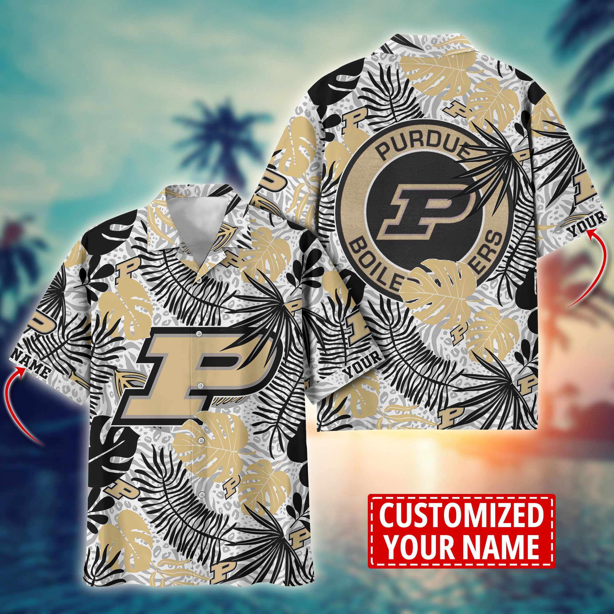 Purdue Boilermakers Custom Aloha Shirt Trending Summer. Gift For Fan H58296