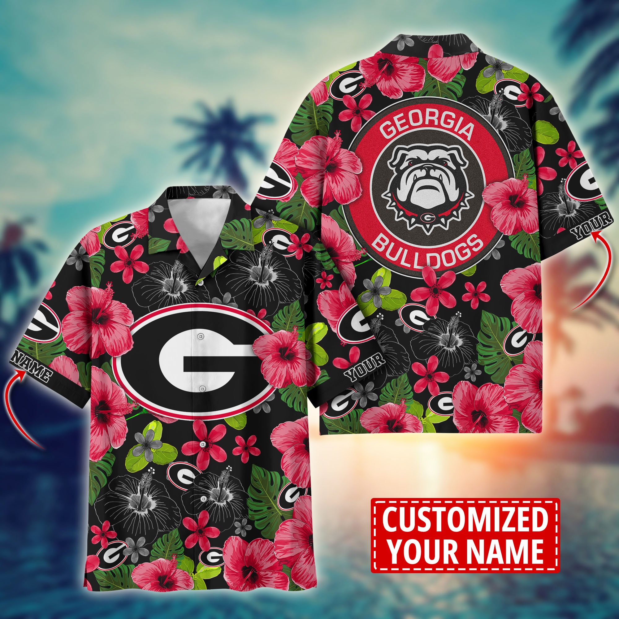 Georgia Bulldogs Custom Aloha Shirt Trending Summer. Gift For Fan H58317