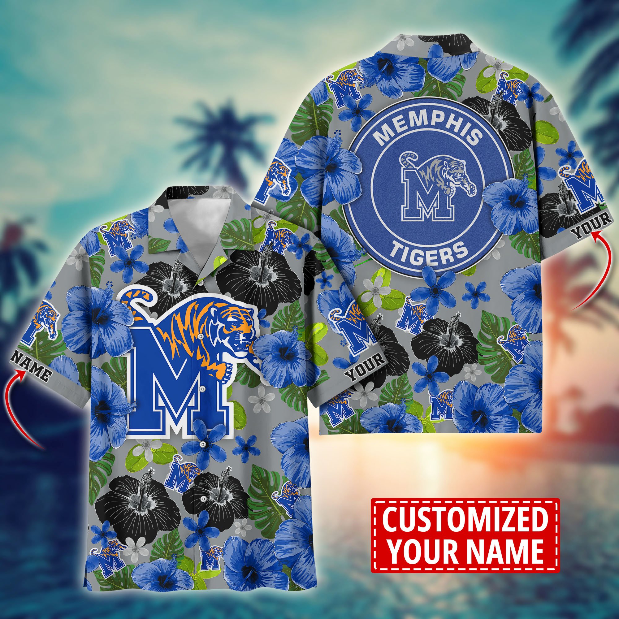 Memphis Tigers Custom Aloha Shirt Trending Summer. Gift For Fan H58317