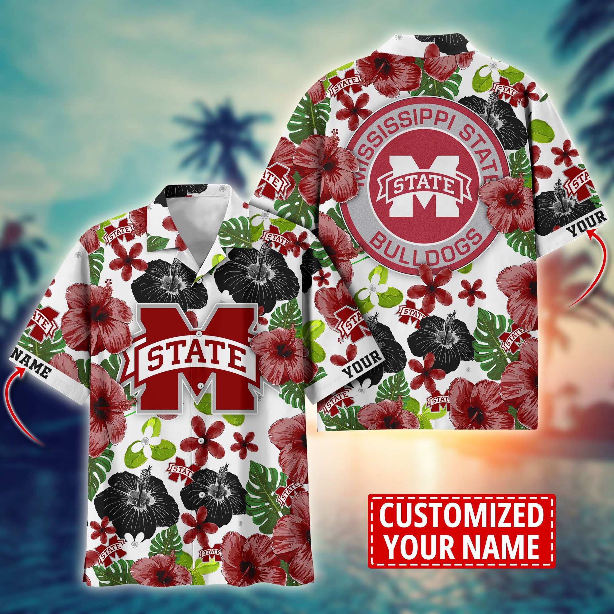 Mississippi State Bulldogs Custom Aloha Shirt Trending Summer. Gift For Fan H58317