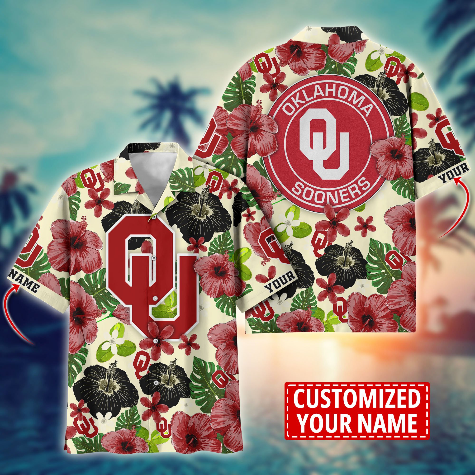 Oklahoma Sooners Custom Aloha Shirt Trending Summer. Gift For Fan H58317