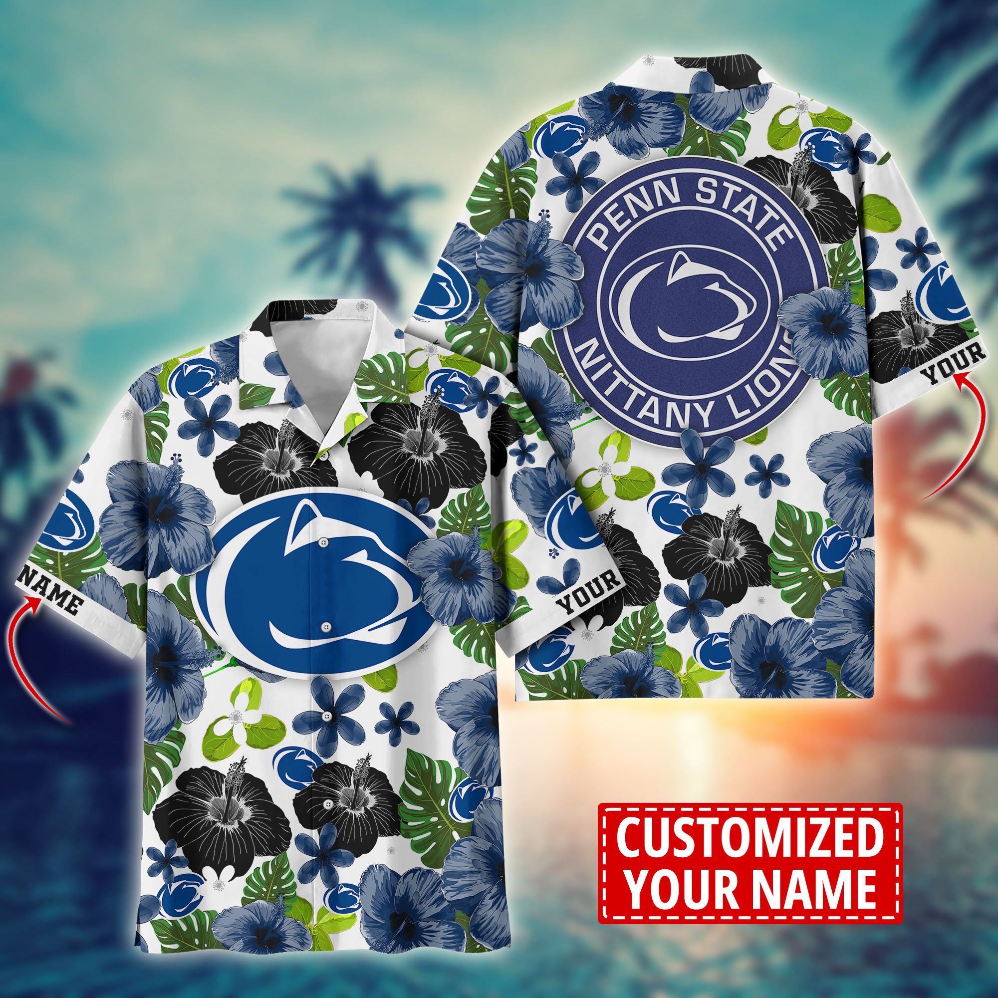 Penn State Nittany Lions Custom Aloha Shirt Trending Summer. Gift For Fan H58317