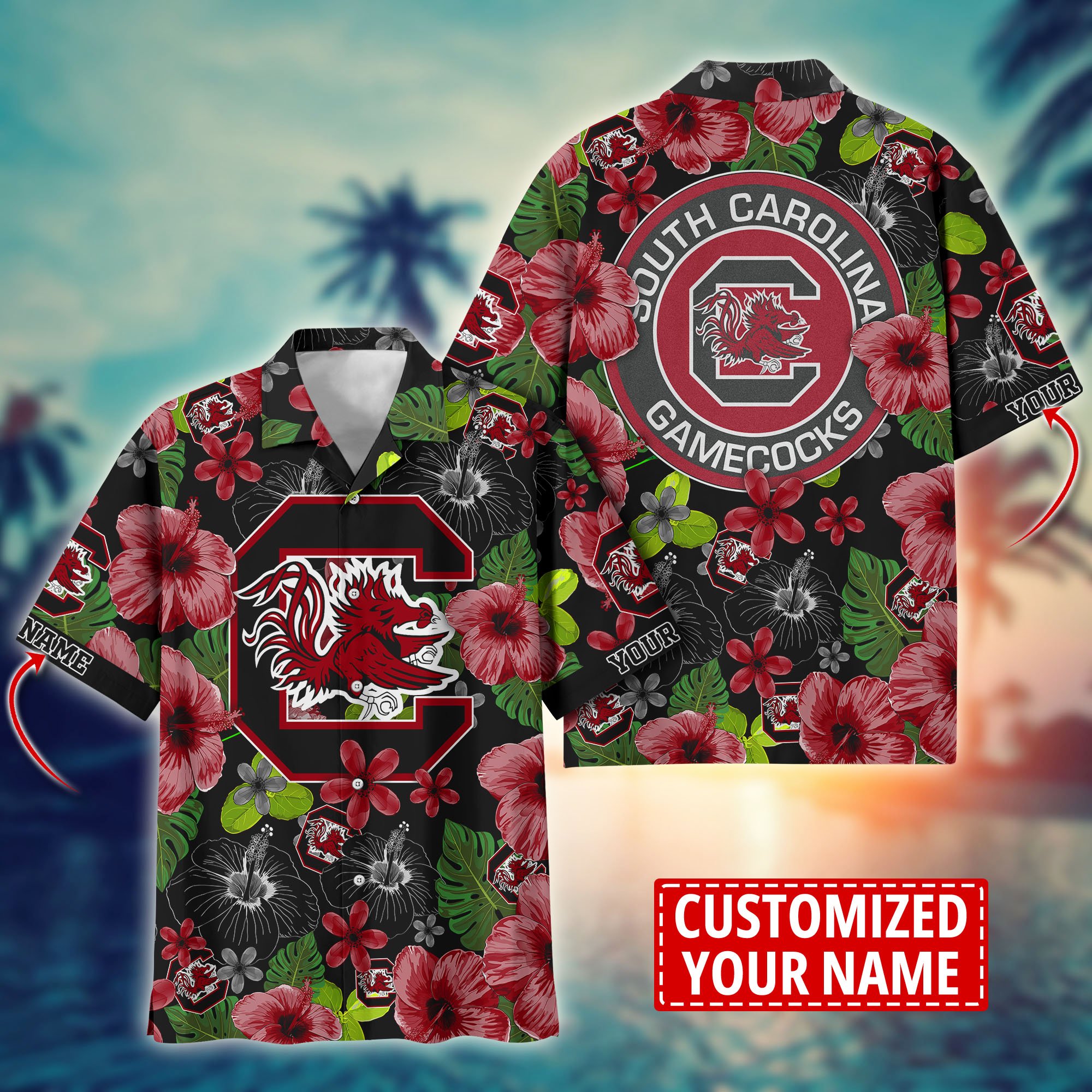 South Carolina Gamecocks Custom Aloha Shirt Trending Summer. Gift For Fan H58317