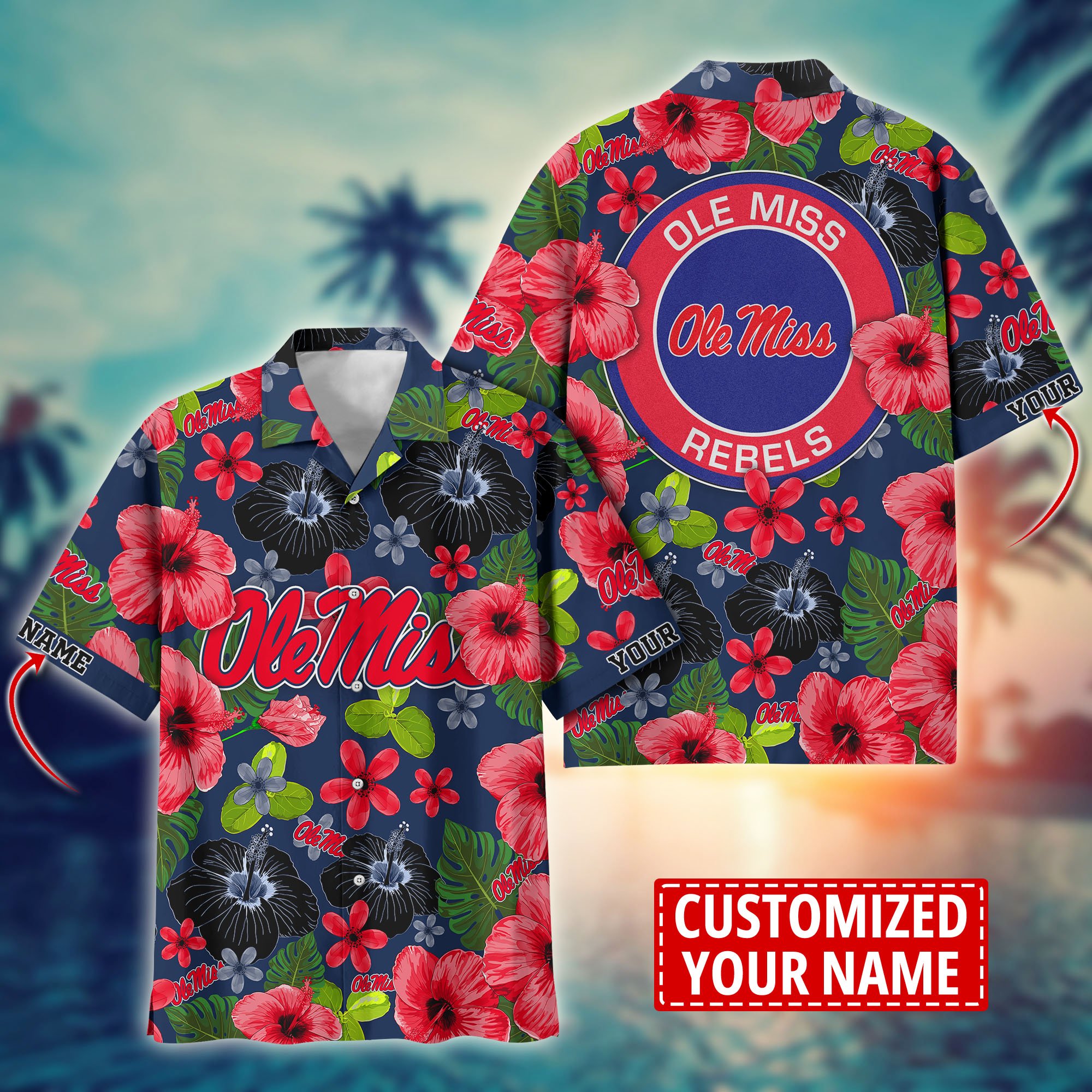 Ole Miss Rebels Custom Aloha Shirt Trending Summer. Gift For Fan H58317