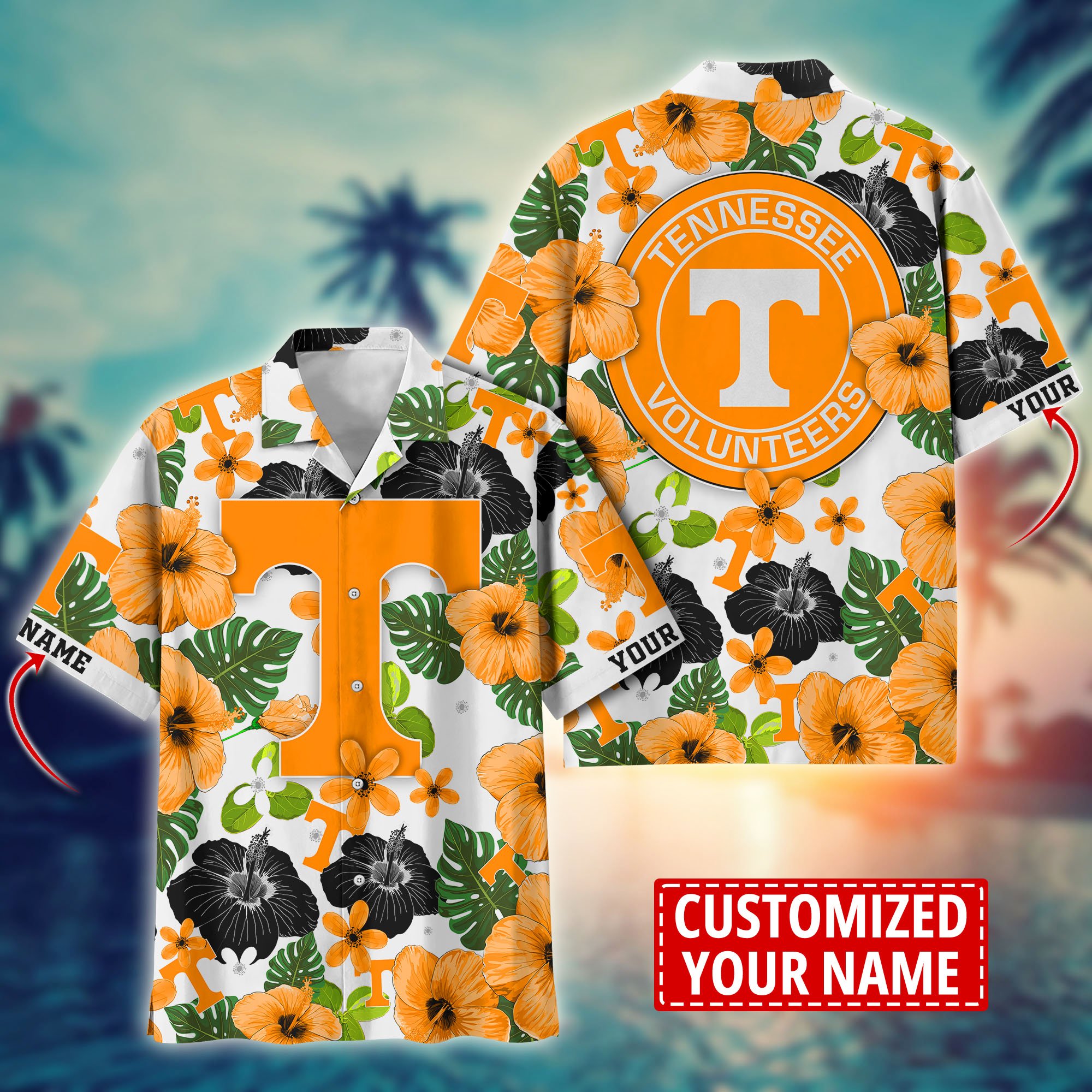 Tennessee Volunteers Custom Aloha Shirt Trending Summer. Gift For Fan H58317