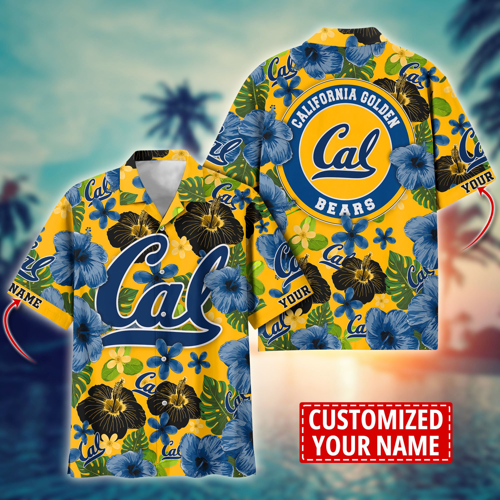 California Golden Bears Custom Aloha Shirt Trending Summer. Gift For Fan H58317