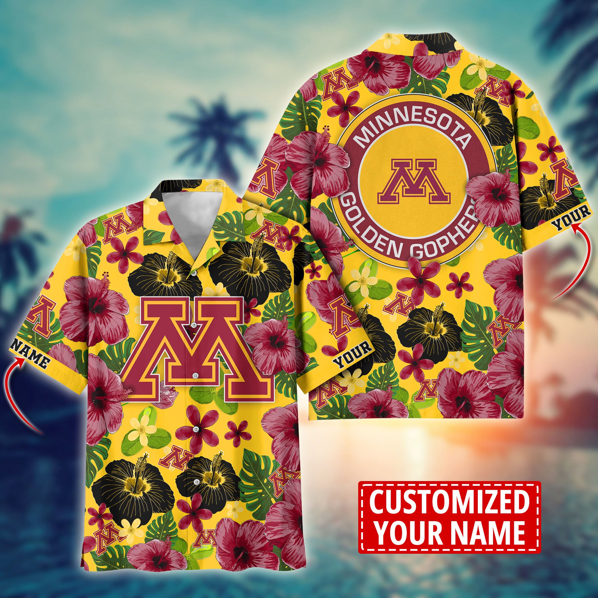 Minnesota Golden Gophers Custom Aloha Shirt Trending Summer. Gift For Fan H58317