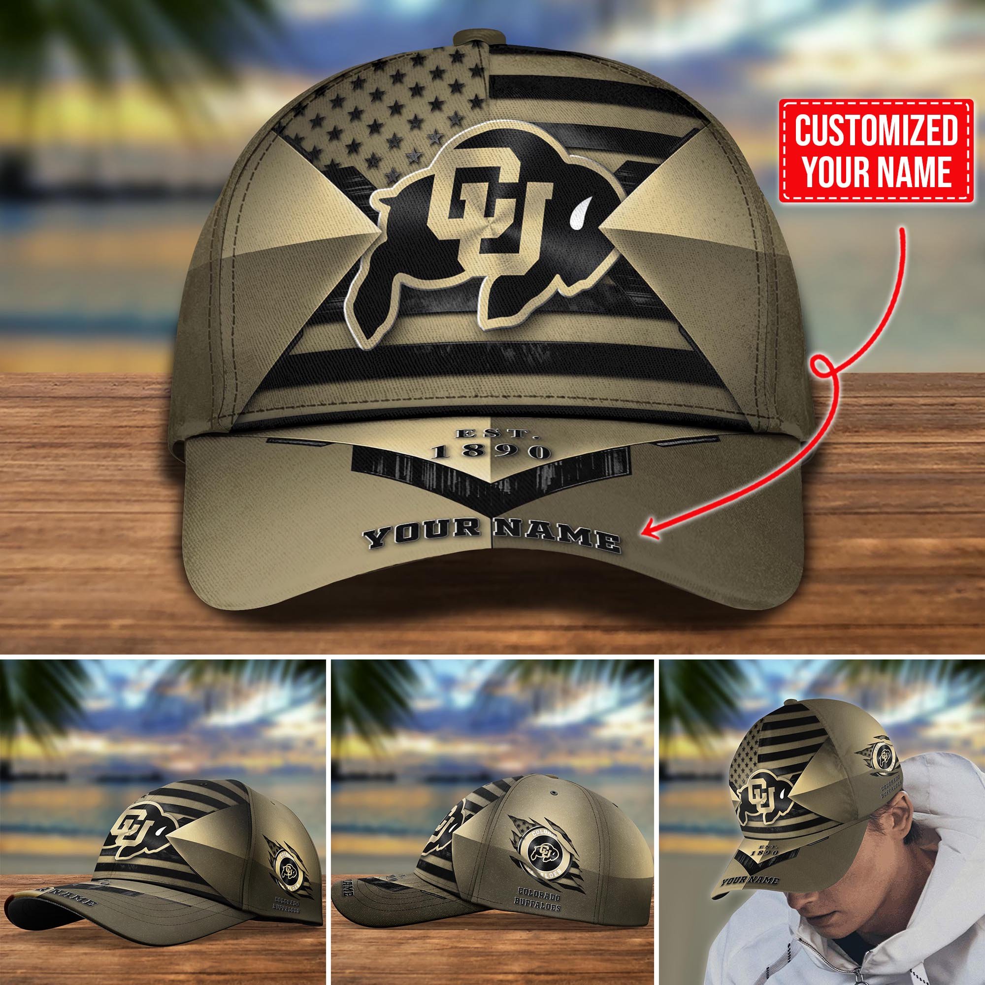 Colorado Buffaloes Customized Cap Hot Trending. Gift For Fan H58459