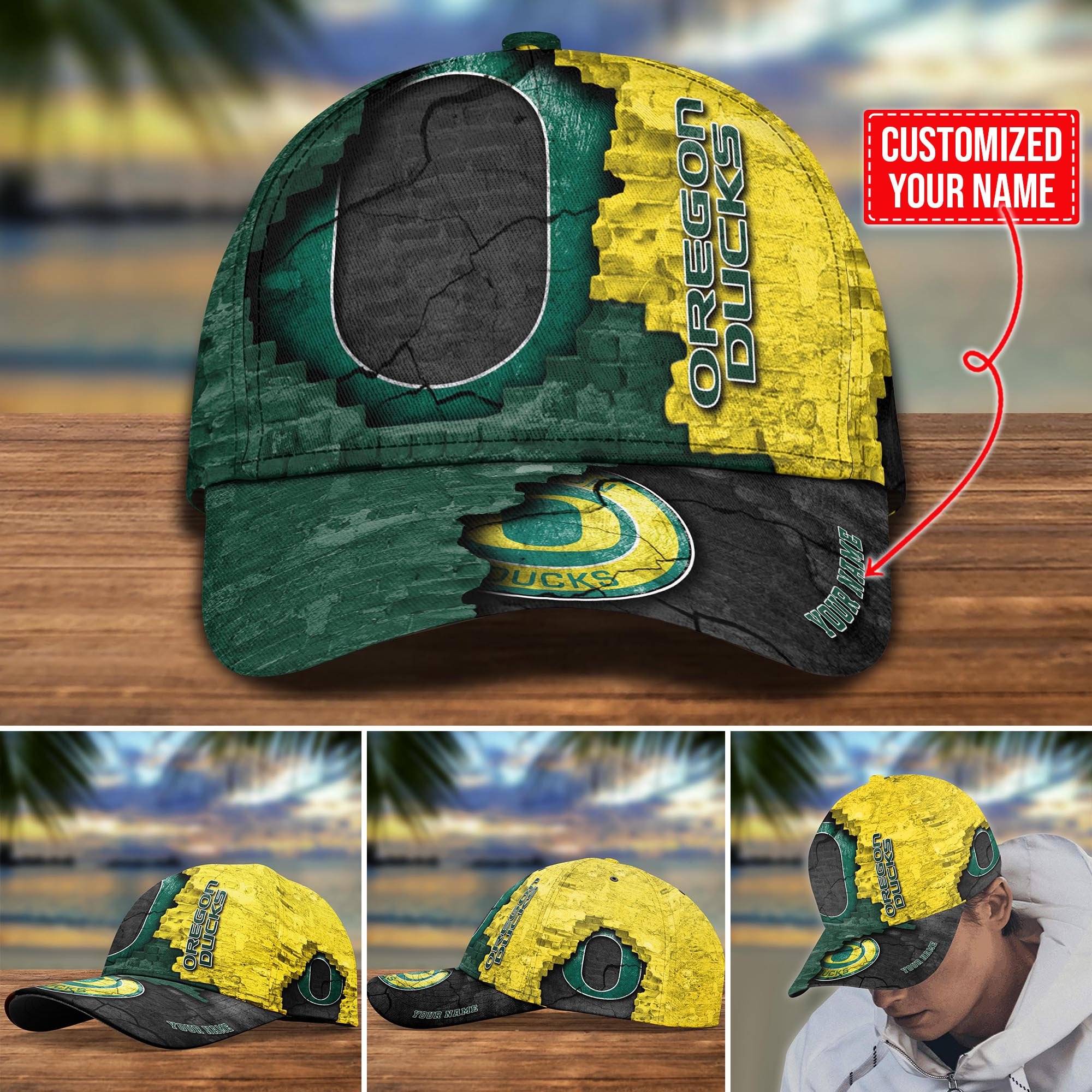 Oregon Ducks Customized Cap Hot Trending. Gift For Fan H58497