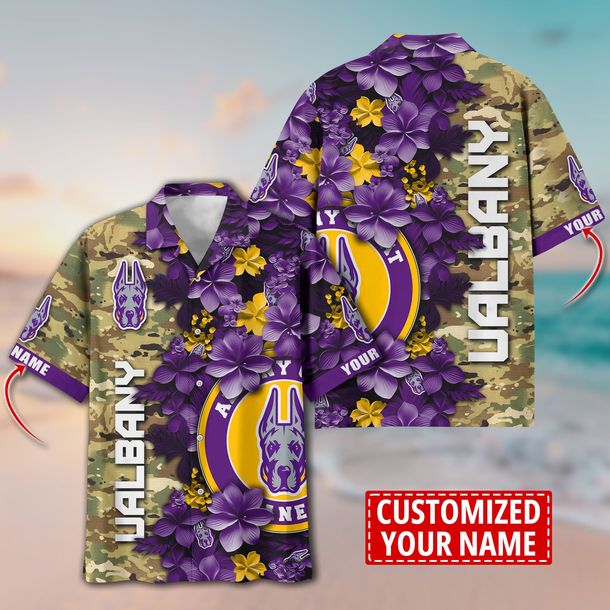 Albany Great Danes Aloha Shirt Trending Summer. Custom Summer Football Shirts T58530