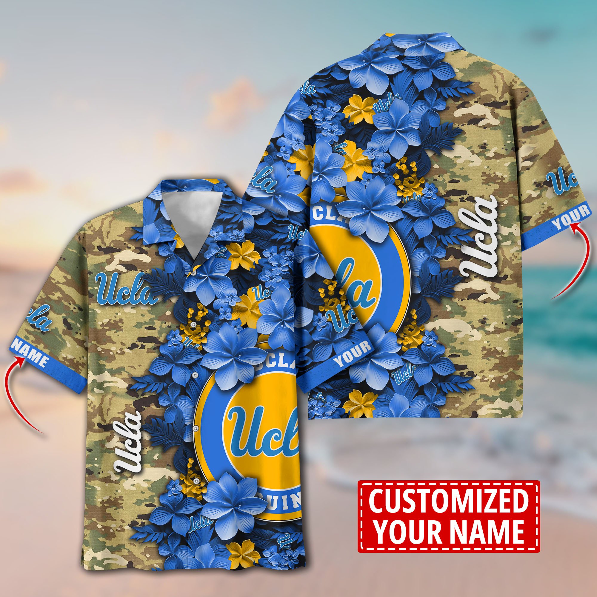 UCLA Bruins Aloha Shirt Trending Summer. Custom Summer Football Shirts T58530