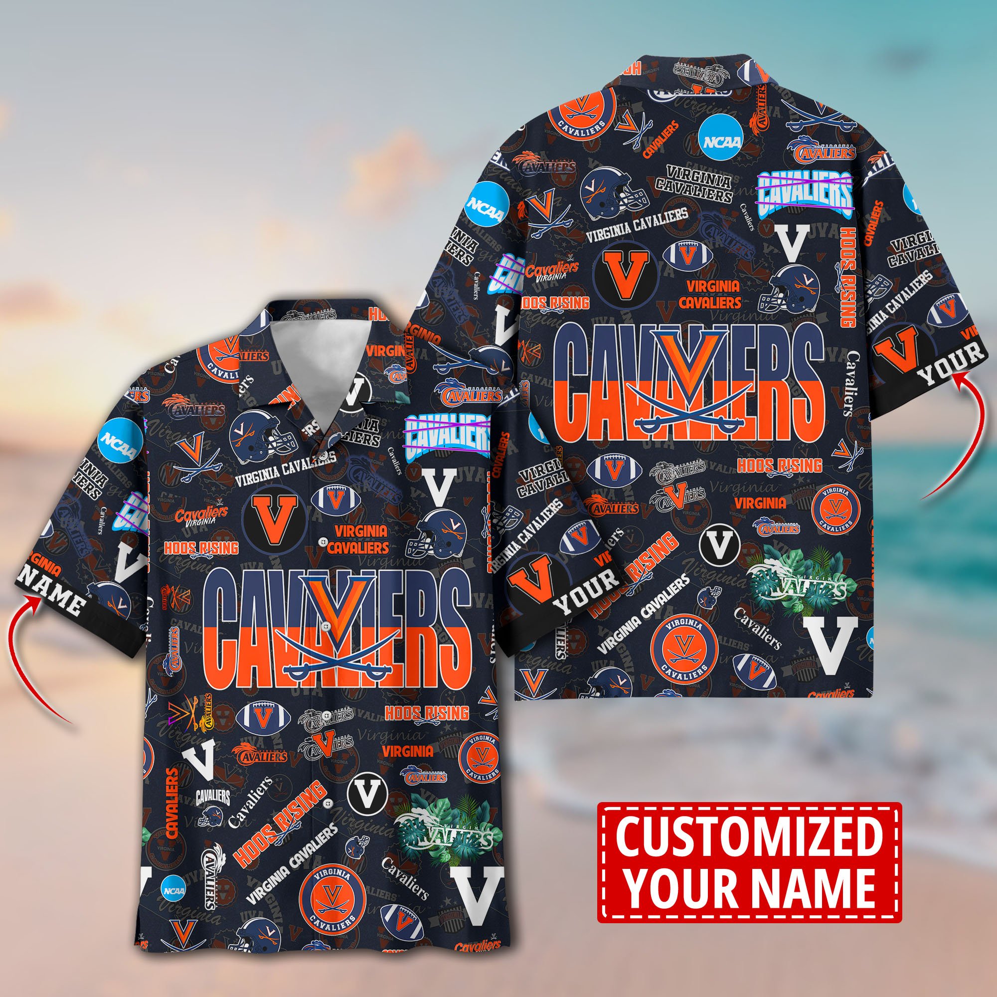 Virginia Cavaliers Aloha Shirt Trending Summer. Custom Summer Football Shirts H58593