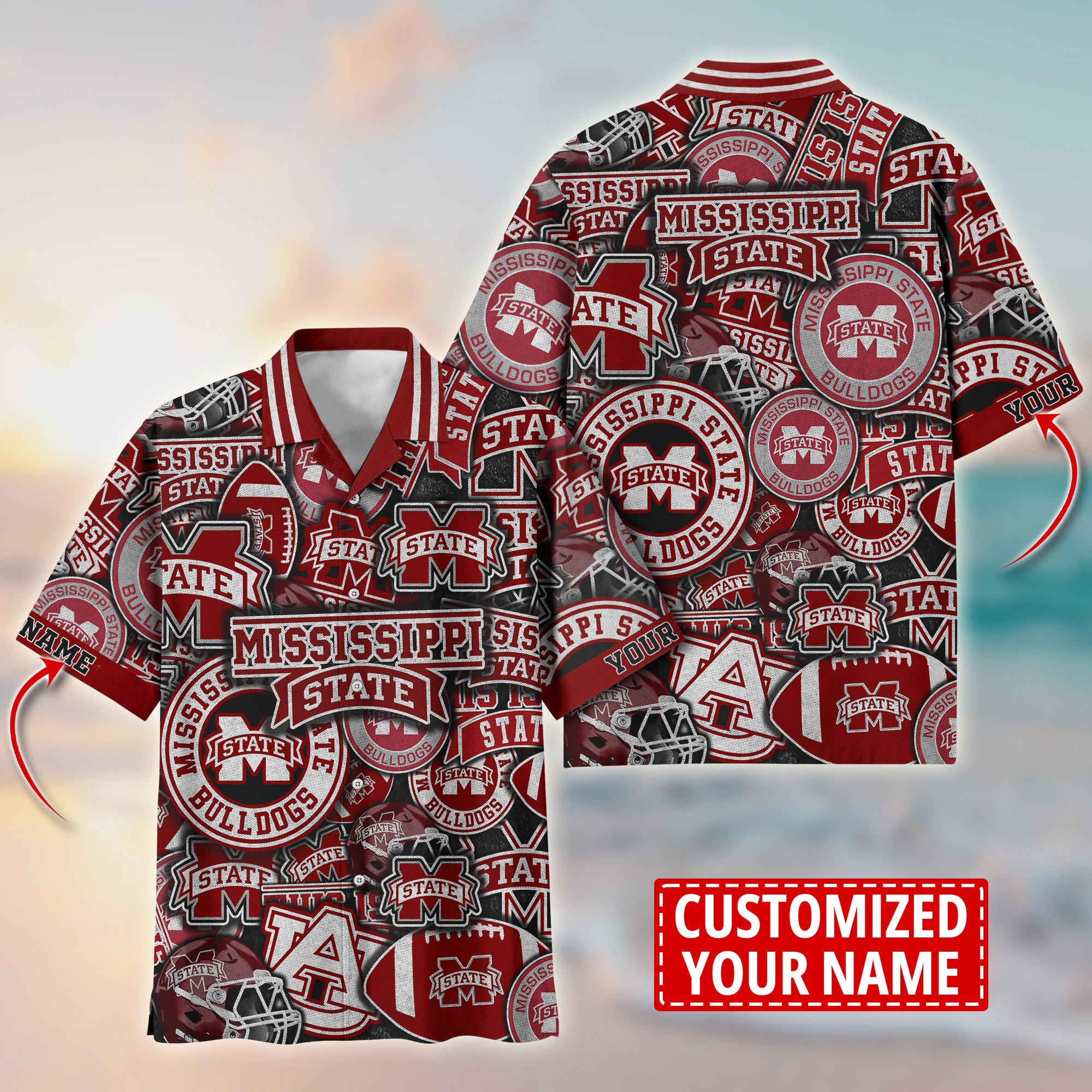 Mississippi State Bulldogs Customize Flower Hawaii Shirt For Fans, Summer Football Shirts TT58600