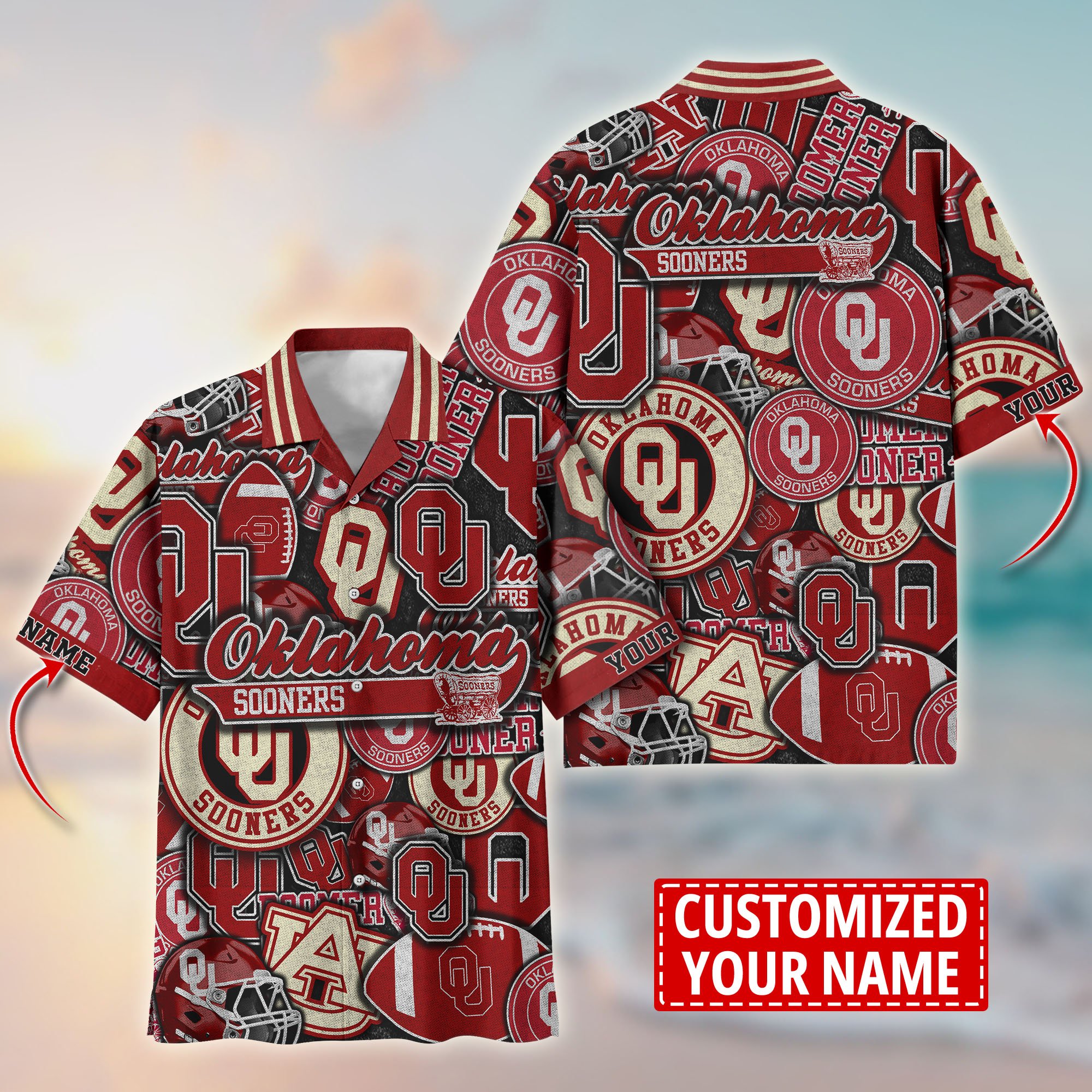 Oklahoma Sooners Customize Flower Hawaii Shirt For Fans, Summer Football Shirts TT58600