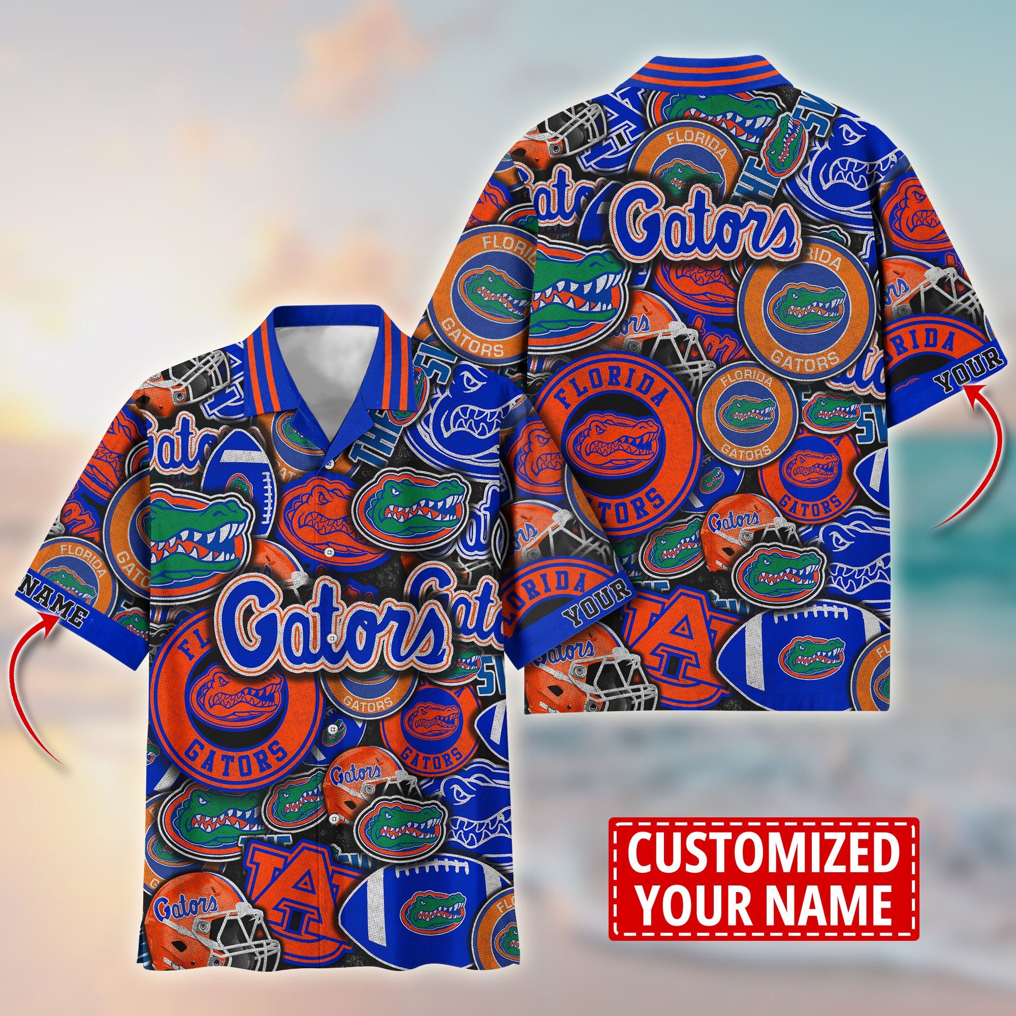 Florida Gators Customize Flower Hawaii Shirt For Fans, Summer Football Shirts TT58600