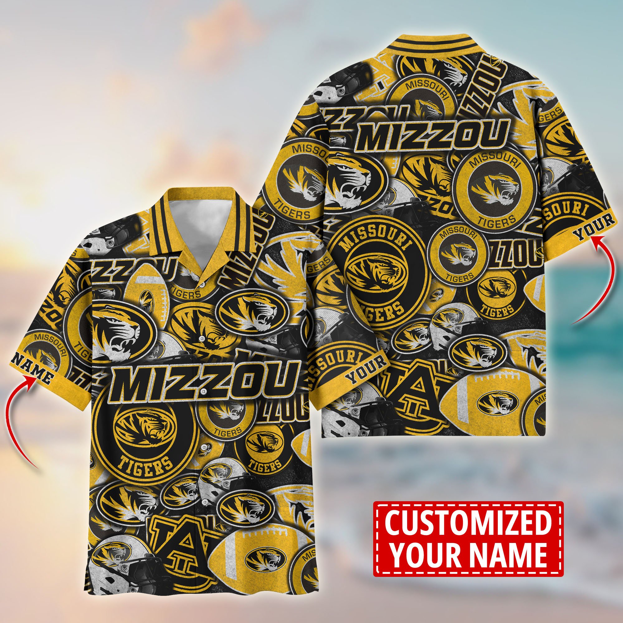 Missouri Tigers Customize Flower Hawaii Shirt For Fans, Summer Football Shirts TT58600