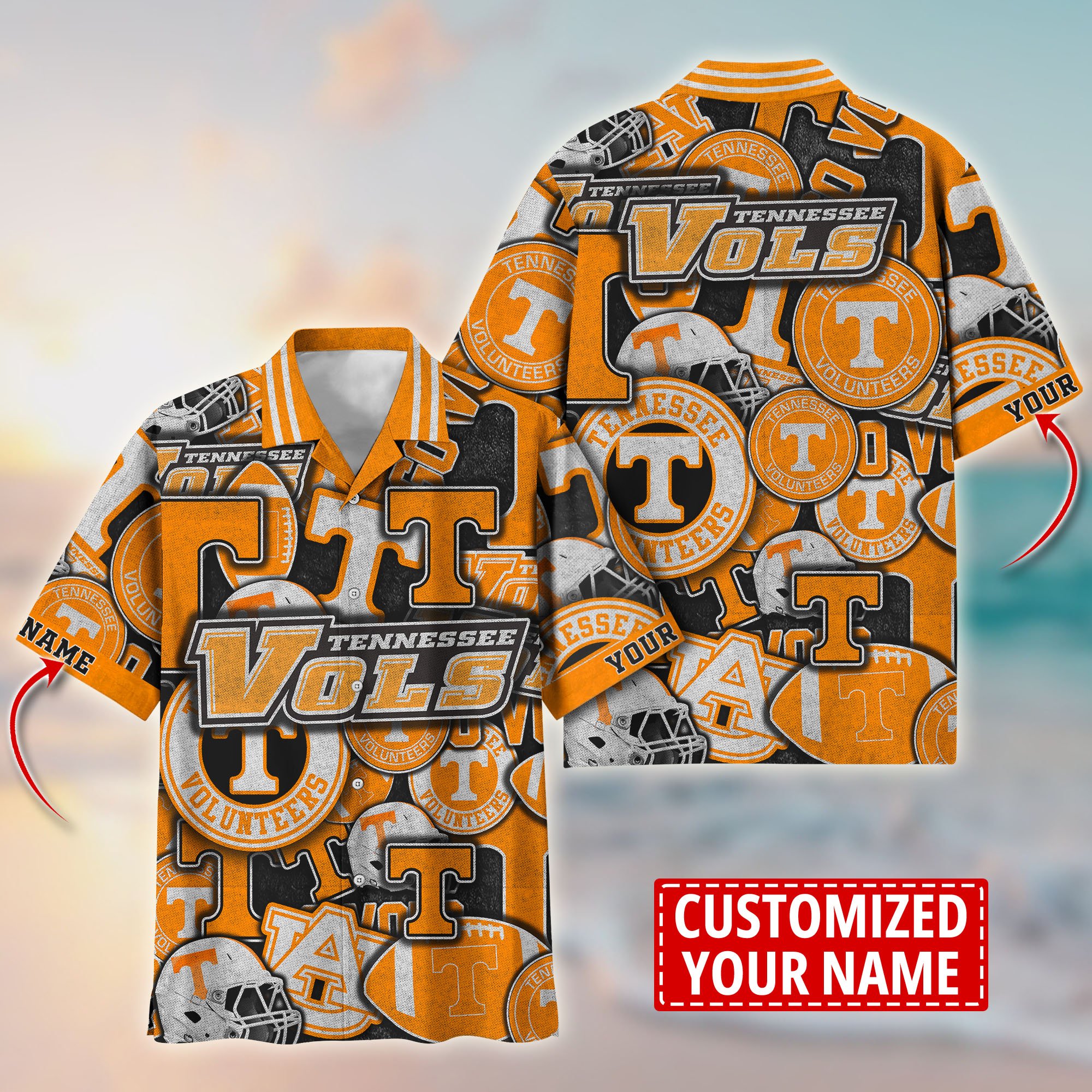 Tennessee Volunteers Customize Flower Hawaii Shirt For Fans, Summer Football Shirts TT58600