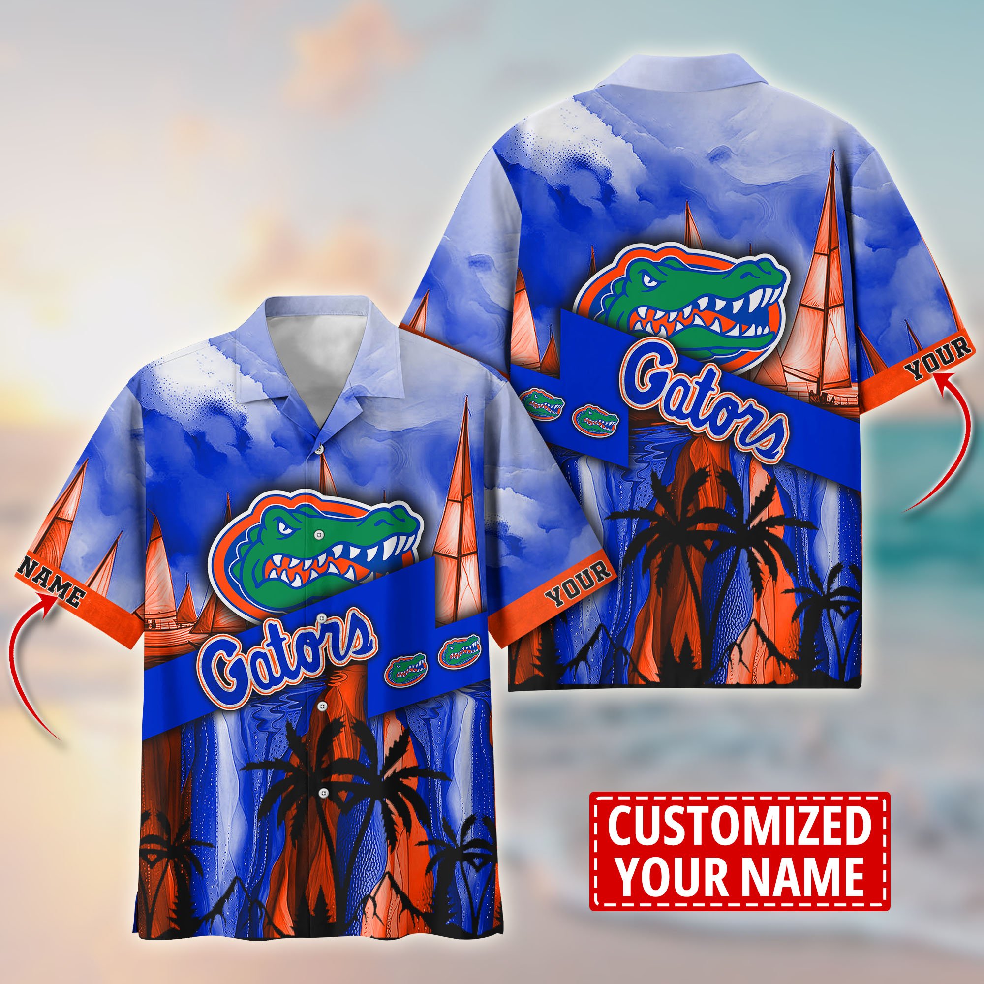 Florida Gators Aloha Shirt Trending Summer. Custom Summer Football Shirts T58603