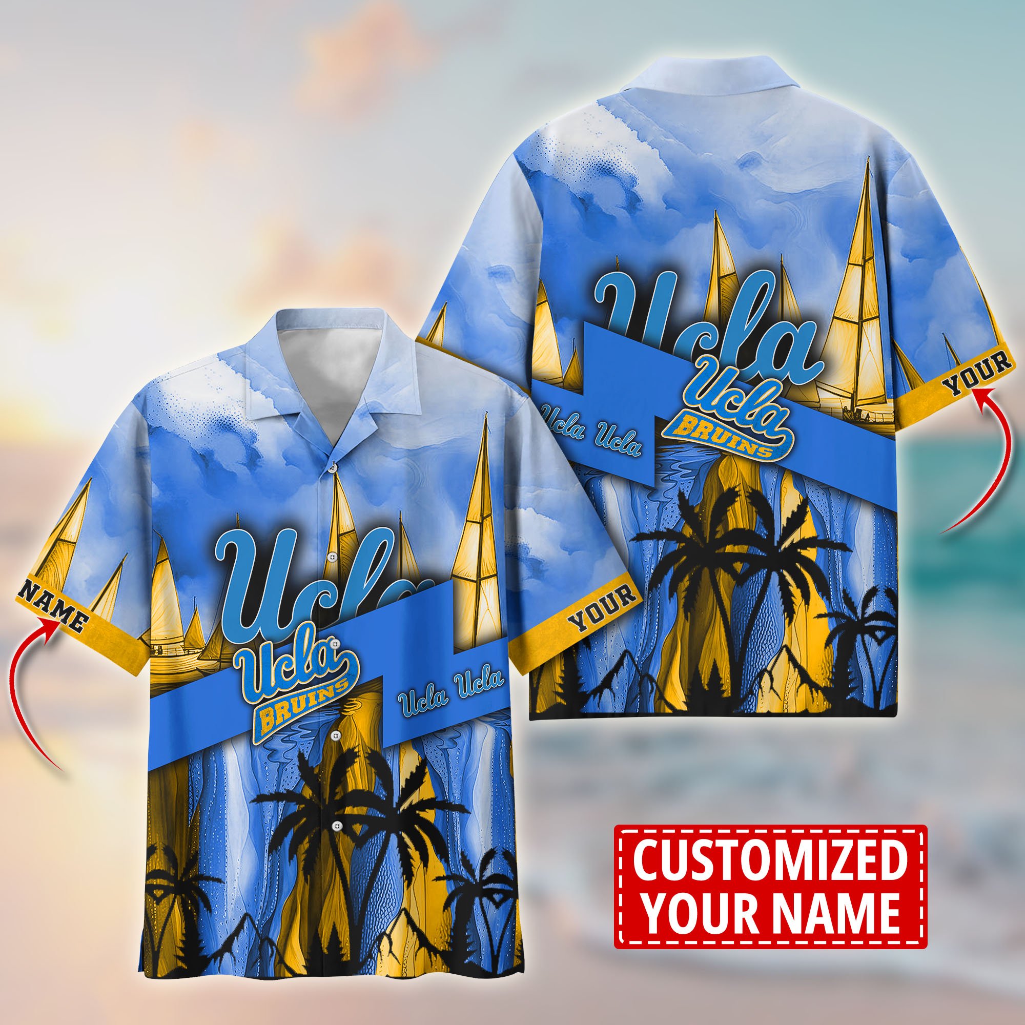 UCLA Bruins Aloha Shirt Trending Summer. Custom Summer Football Shirts T58603