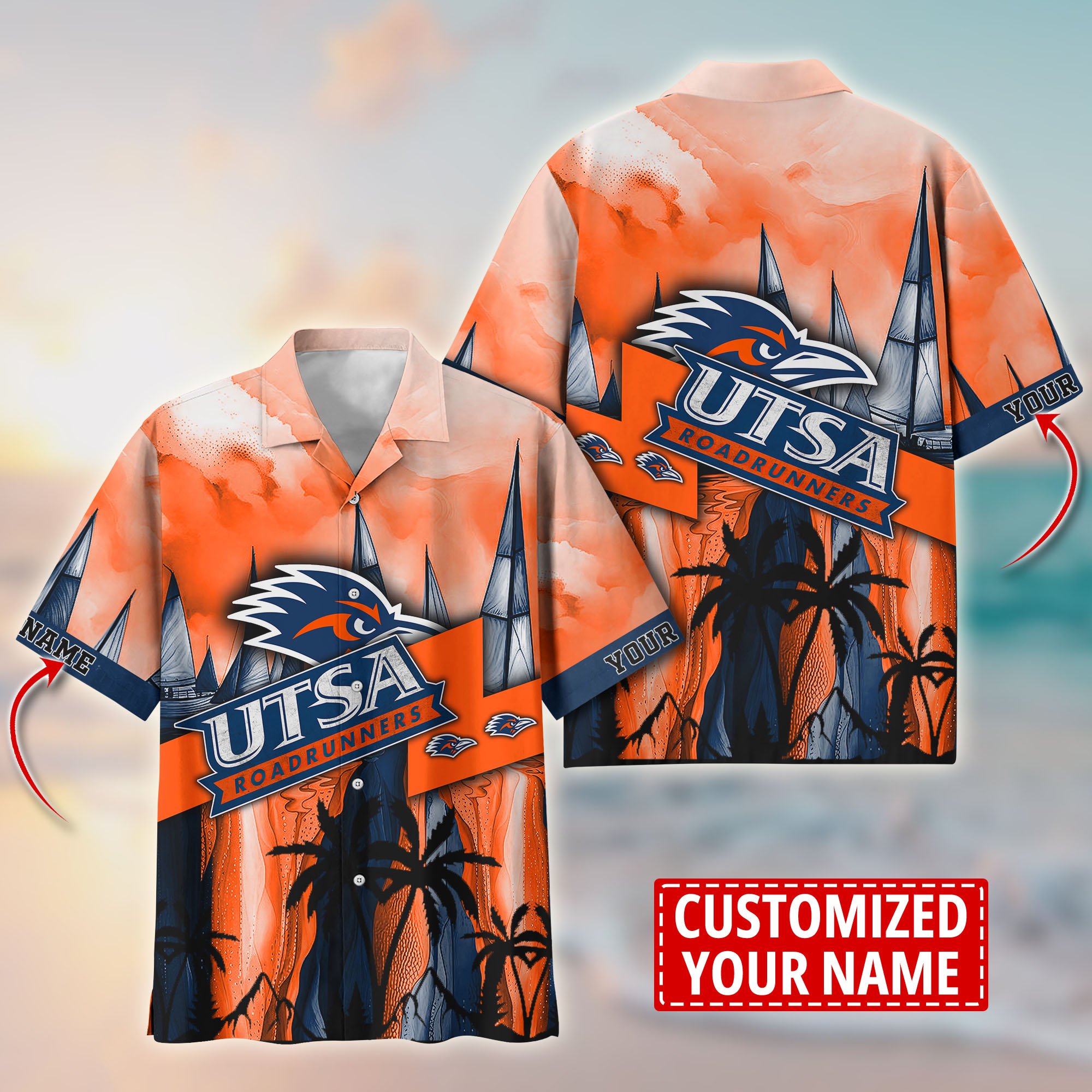 UTSA Roadrunners Aloha Shirt Trending Summer. Custom Summer Football Shirts T58603