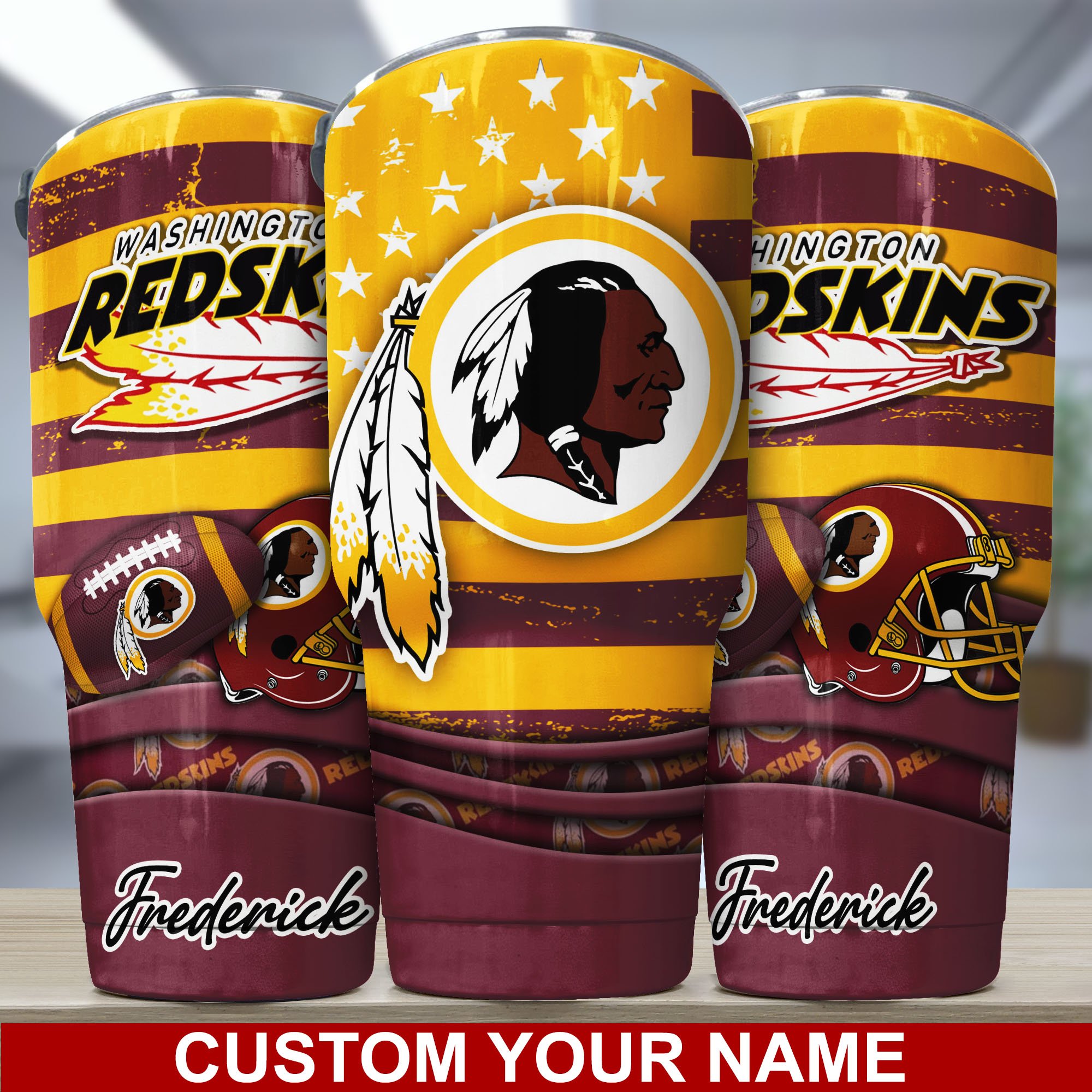 Washington Redskins Sport Tumbler For This Season, Custom Tumbler For Football Lovers NA27485