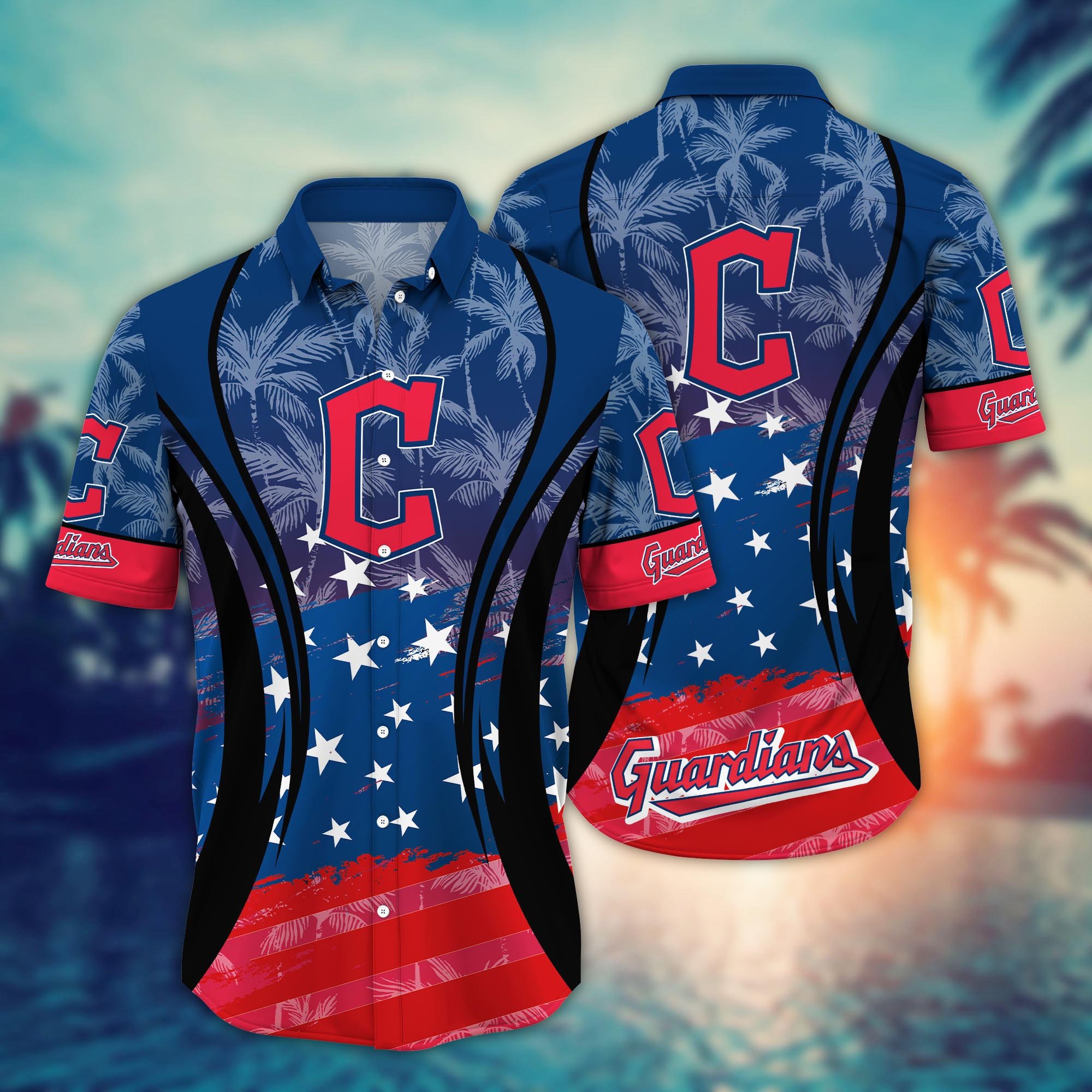 Cleveland Guardians Hawaiian Shirt And Tshirt For Fans, Summer Shirts H46329