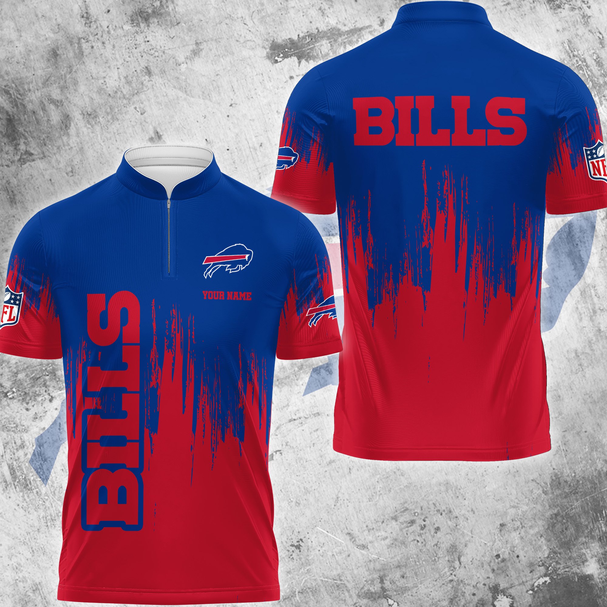 Buffalo Bills Polo Shirt Custom Your Name, Football Team Polo Shirt, Gifts For Football Lovers EHIVM-59078