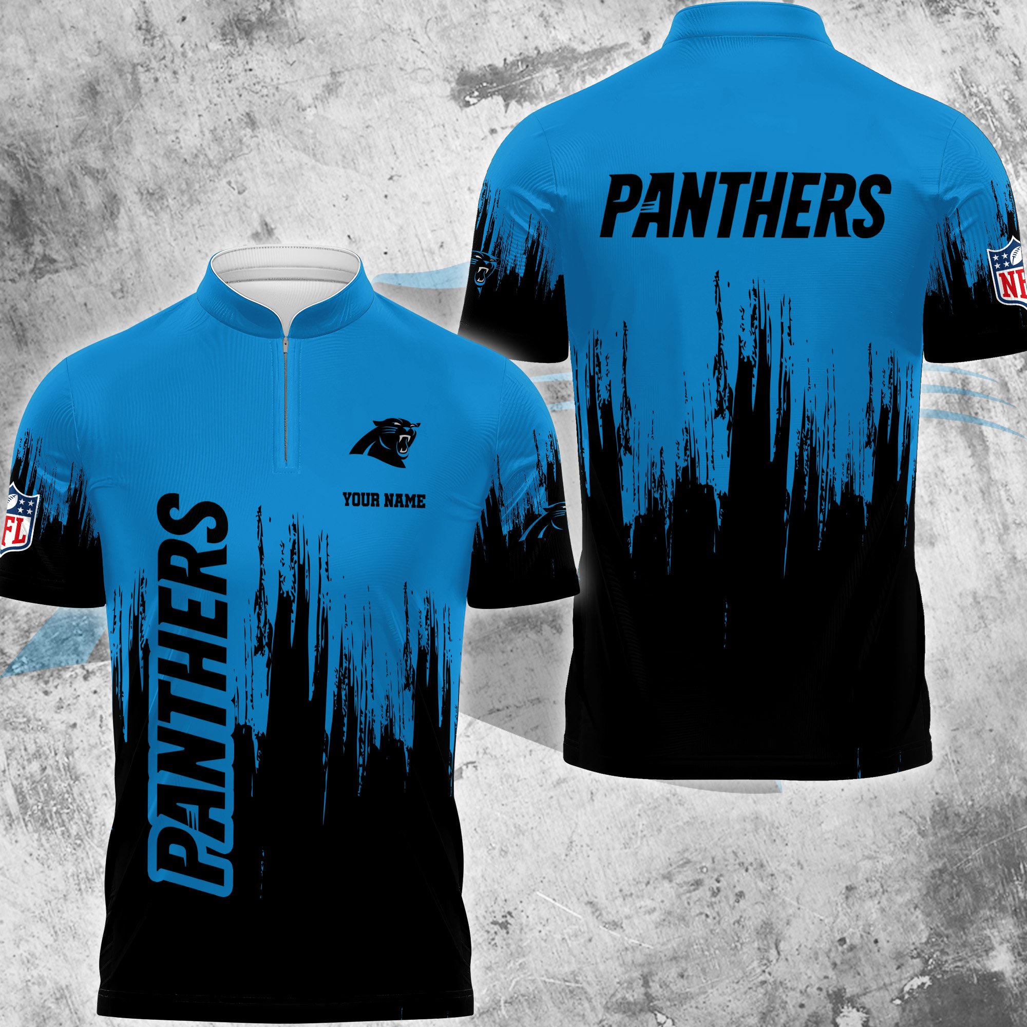 Carolina Panthers Polo Shirt Custom Your Name, Football Team Polo Shirt, Gifts For Football Lovers EHIVM-59078