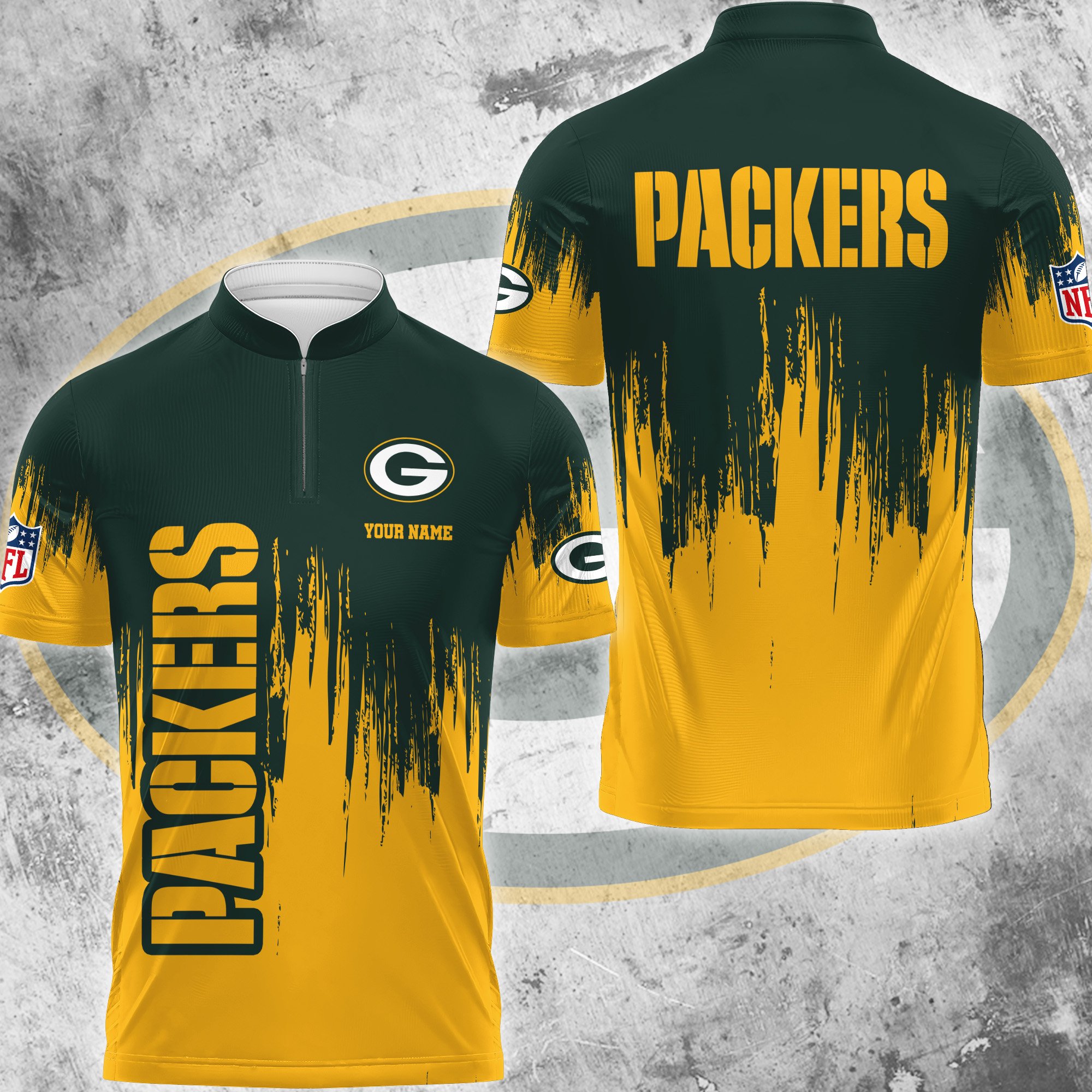 Green Bay Packers Polo Shirt Custom Your Name, Football Team Polo Shirt, Gifts For Football Lovers EHIVM-59078