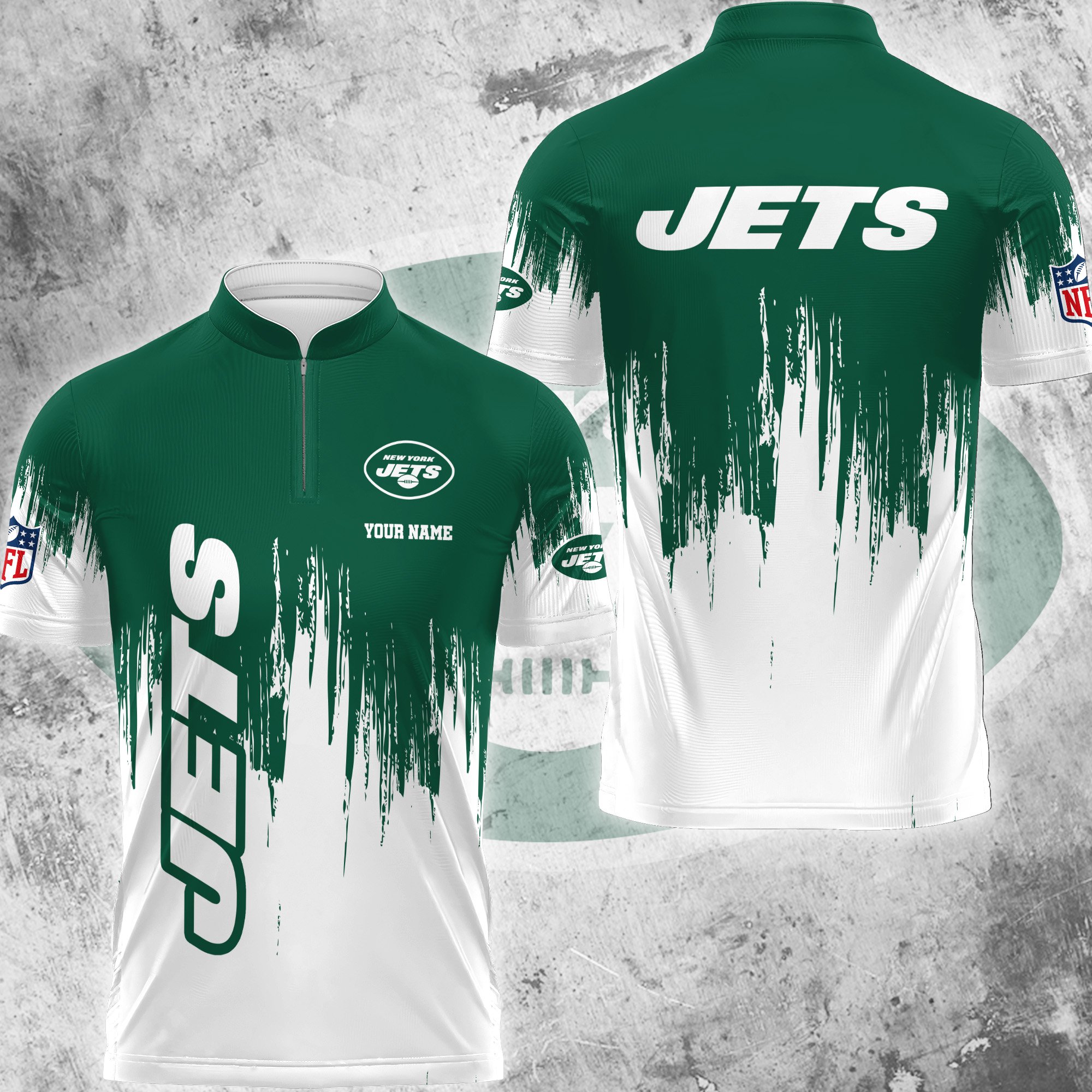 New York Jets Polo Shirt Custom Your Name, Football Team Polo Shirt, Gifts For Football Lovers EHIVM-59078