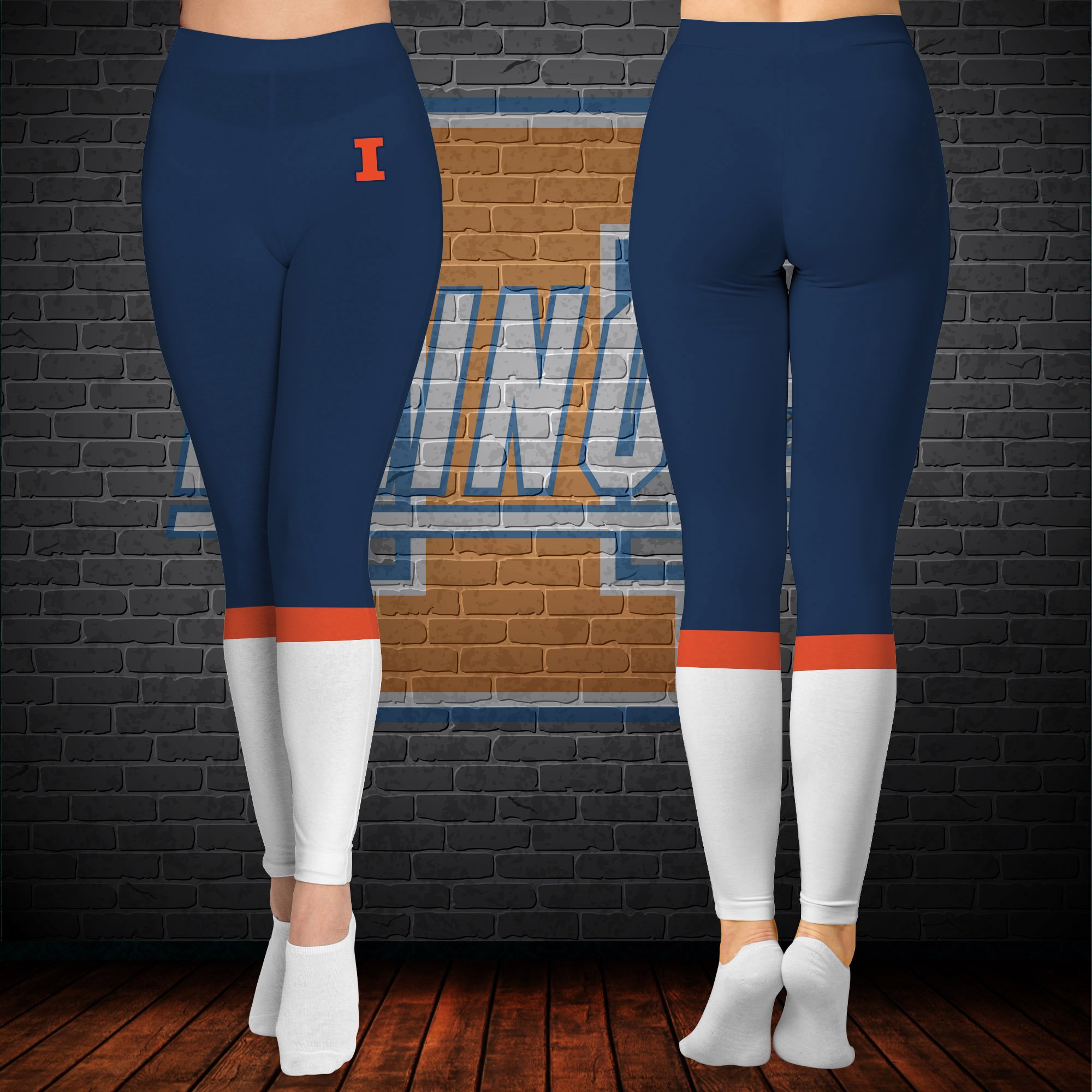 Illinois Fighting Illini Leggings M-32092