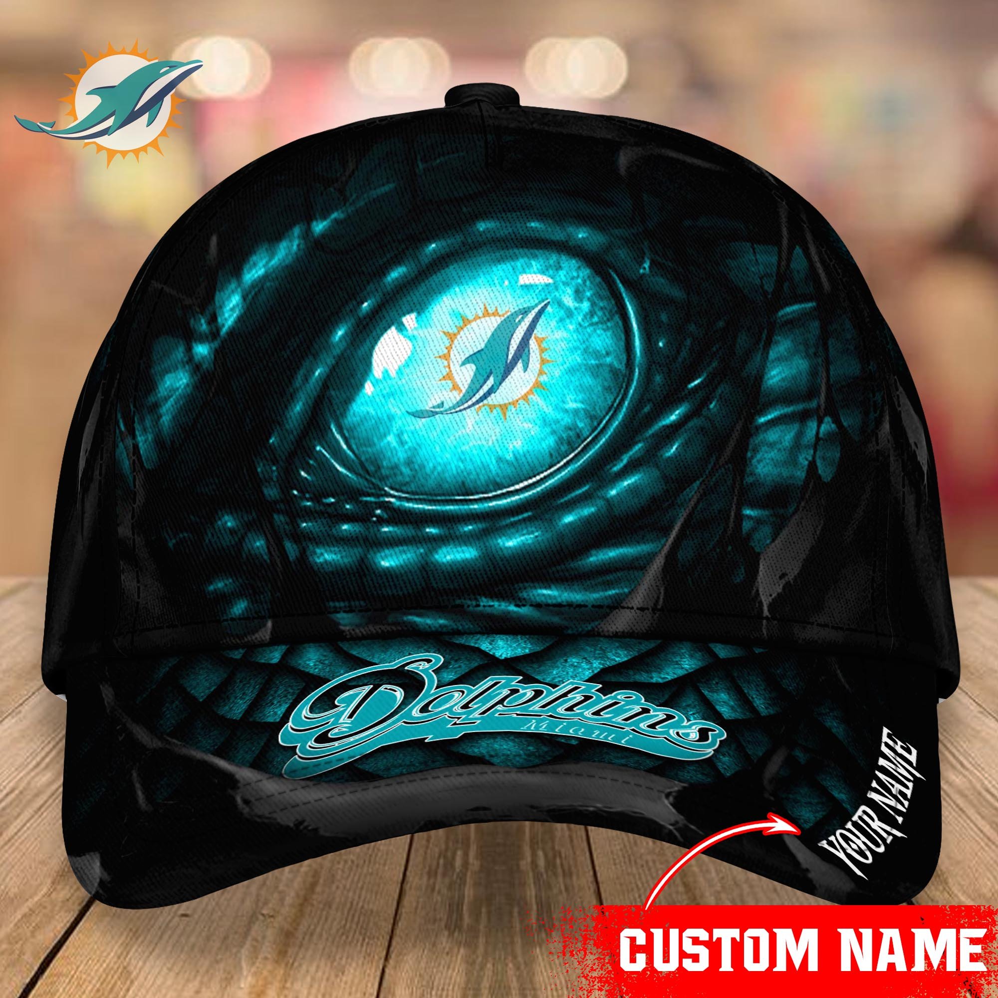 Miami Dolphins CAP Custom T-33398