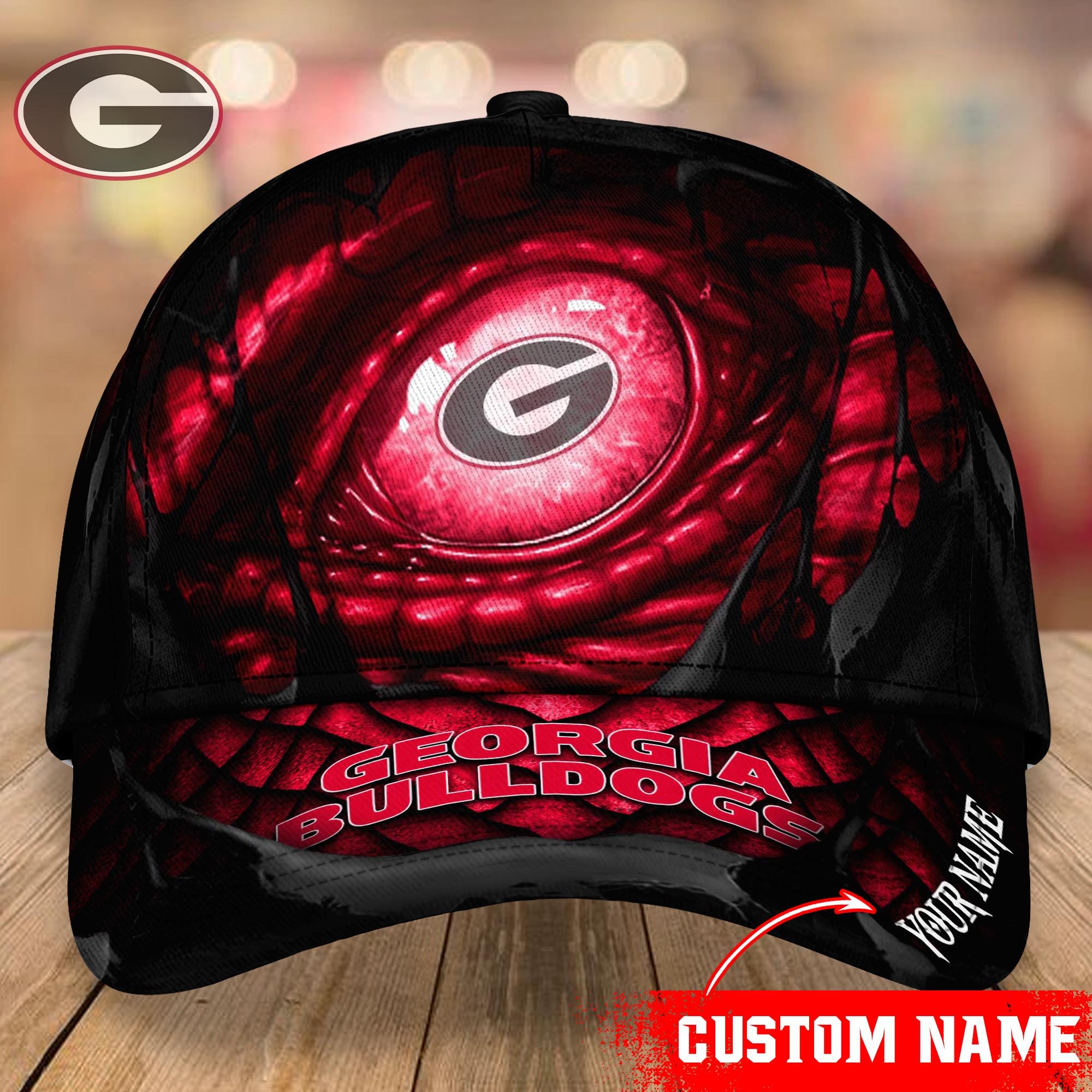 Georgia Bulldogs CAP Custom T-33951