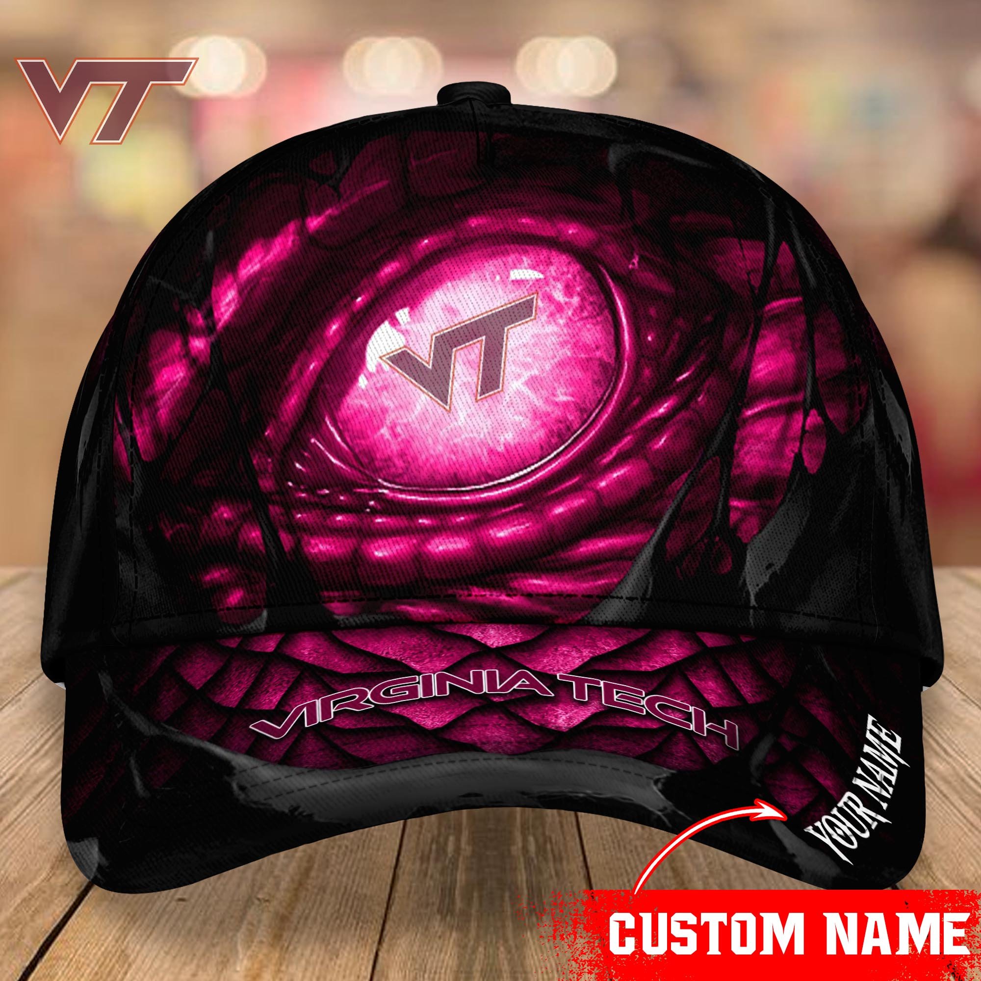 Virginia Tech Hokies CAP Custom T-33951